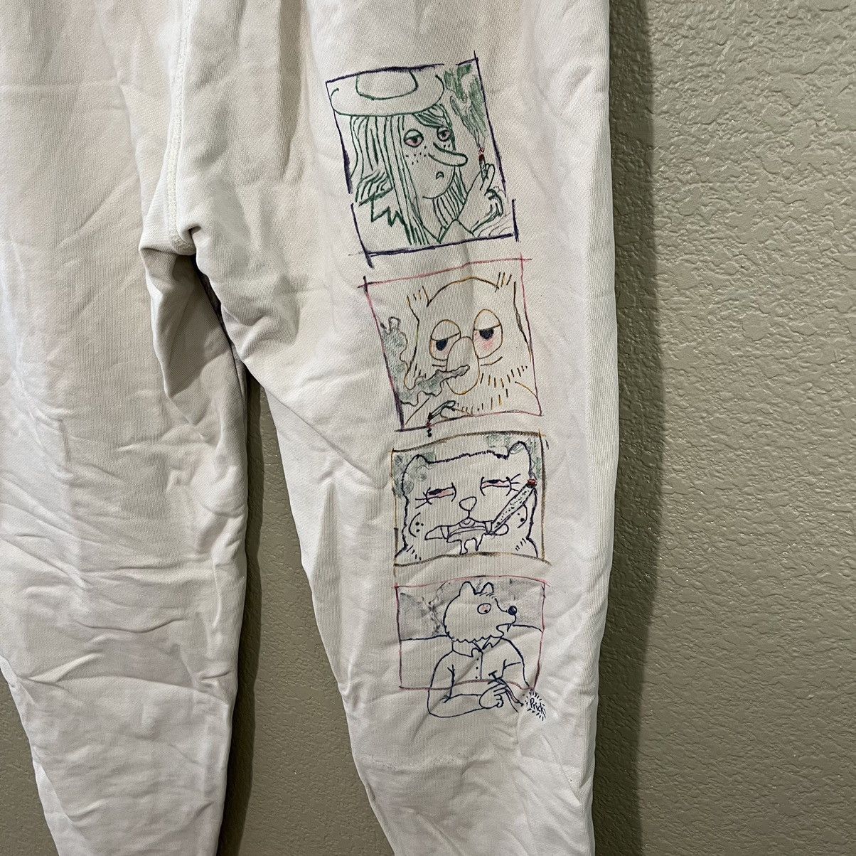 Golf Wang Golf Wang Custom Cartoon Sweatpants Small Size US 29 - 8 Thumbnail