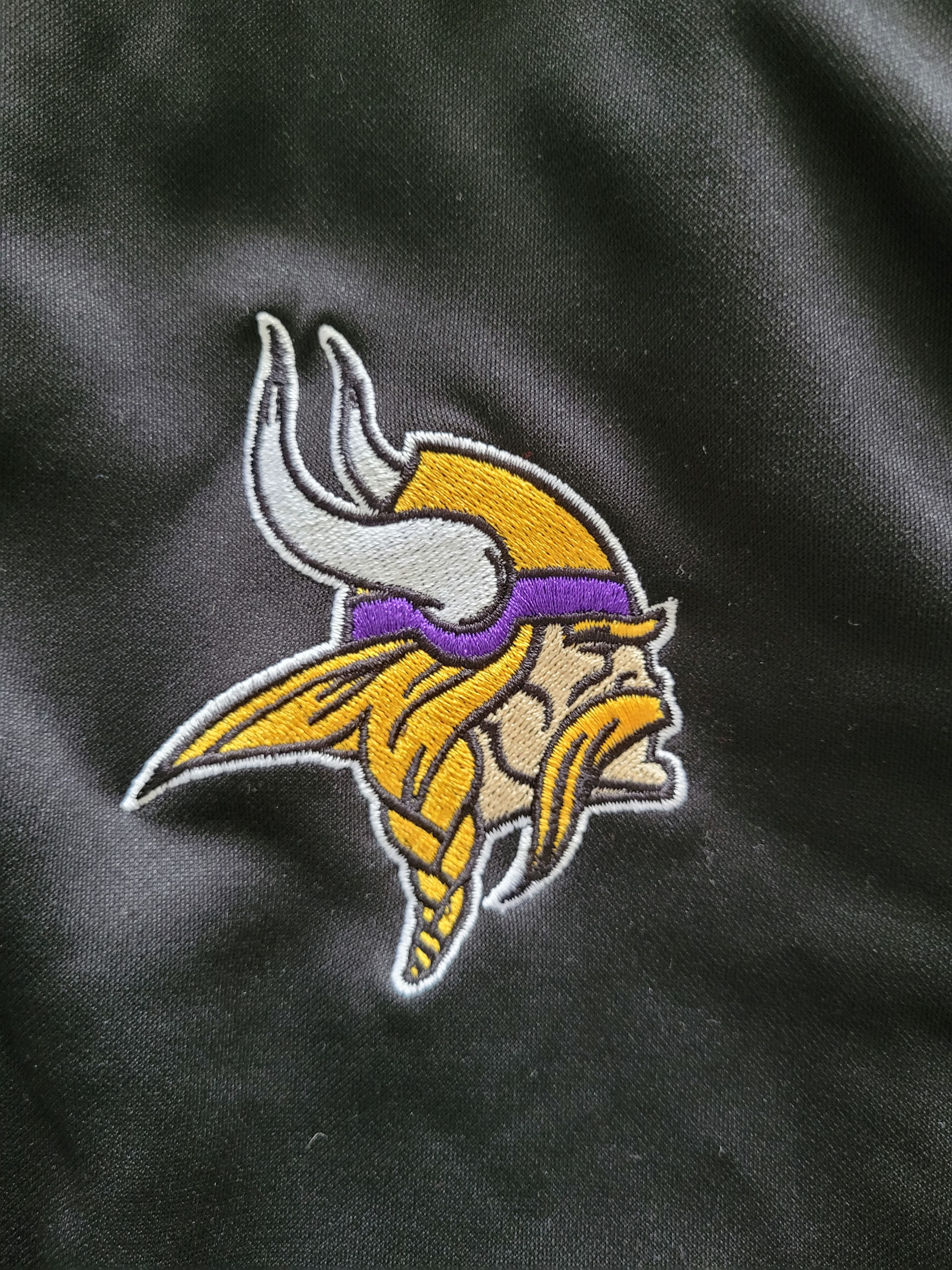 NFL NFL Minnesota Vikings 1/4 Zip Pullover Black Drawstring Hem Size US M / EU 48-50 / 2 - 3 Thumbnail