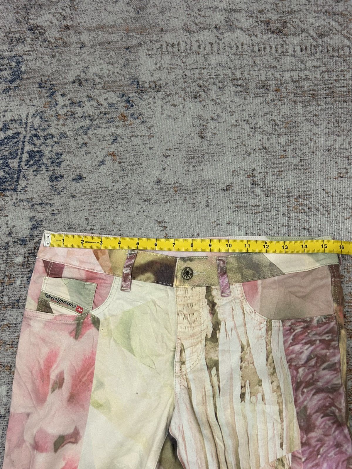 Diesel Diesel Livier-SP Super Slim Low Pants All Over Print Size US 30 / EU 46 - 17 Thumbnail