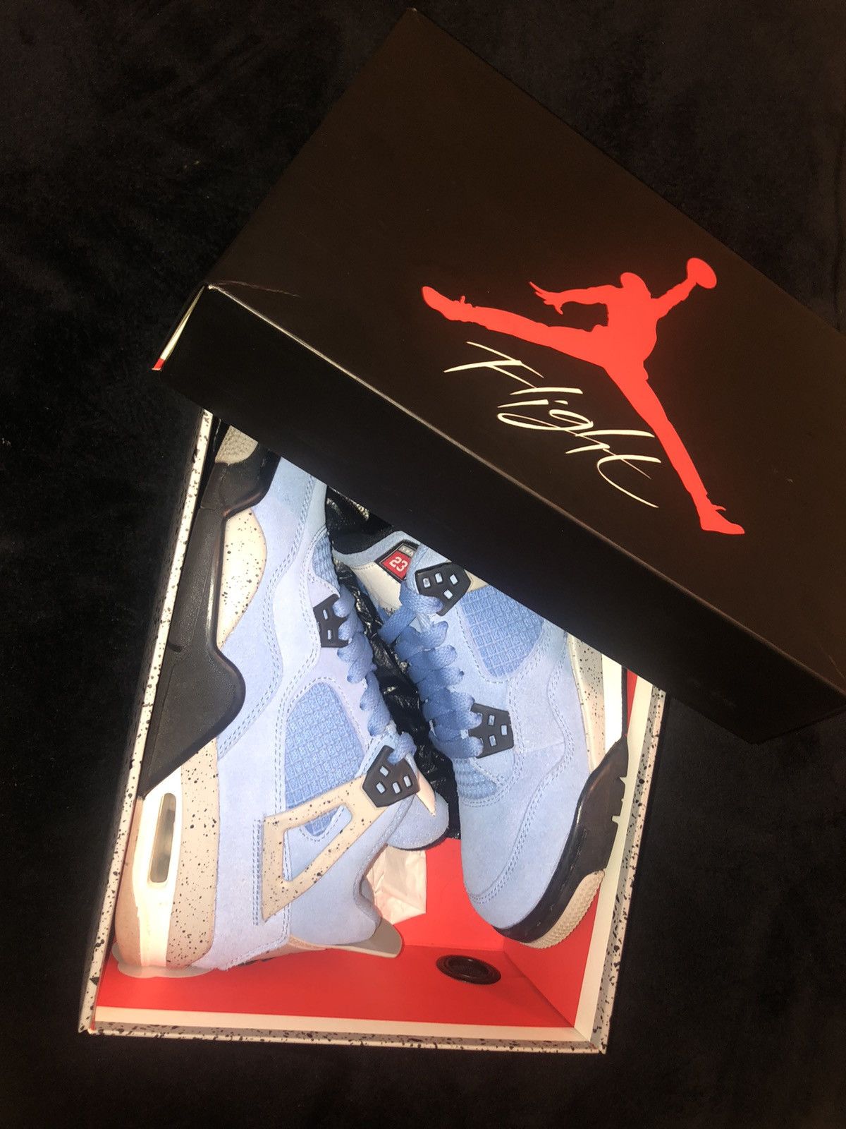 Jordan Brand × Nike Air Jordan 4 Blue Carolina Size US 6.5 / IT 36.5 - 11 Thumbnail