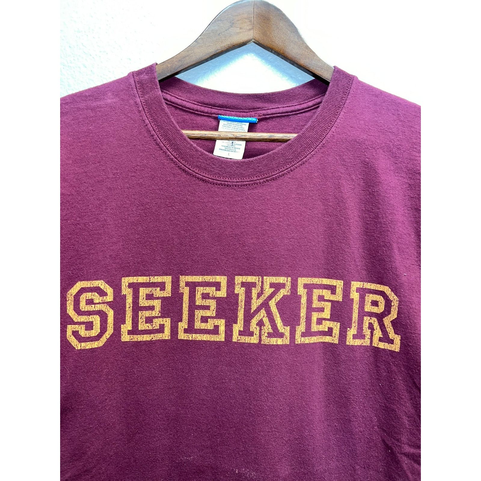 Vintage Vintage Harry Potter Shirt Seeker Movie Promo Maroon Mens L Size US L / EU 52-54 / 3 - 2 Thumbnail
