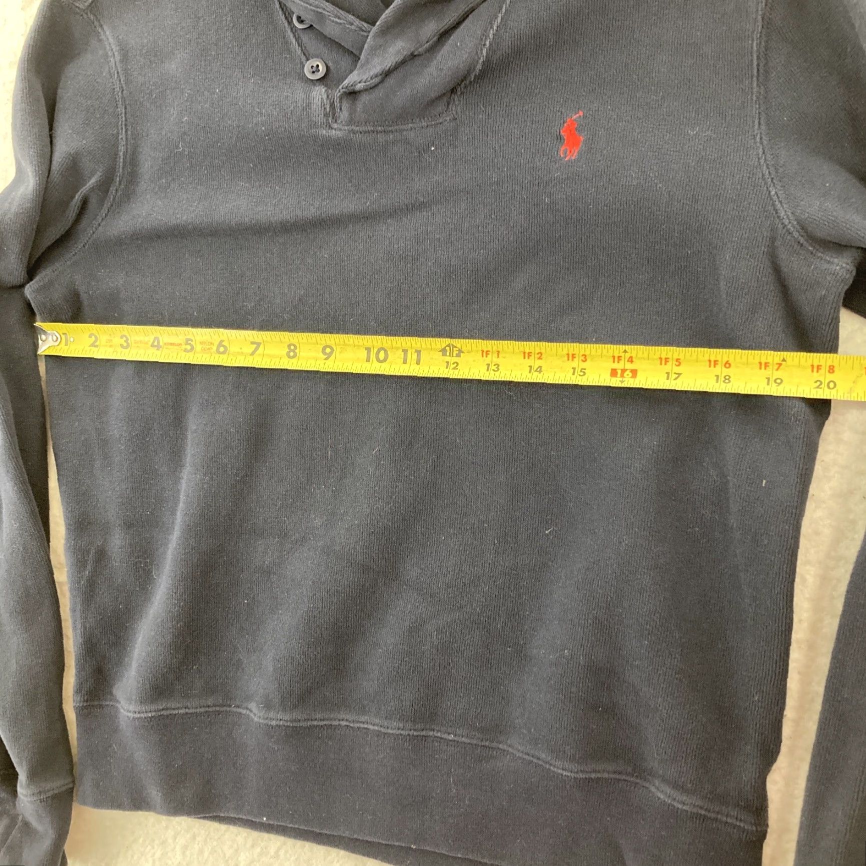 Polo Ralph Lauren VINTAGE Polo Ralph Lauren Sweater Shirt M Navy Blue 90s Pony Logo Pullover Mens Medium Knit V-Neck Classic Casual Size US M / EU 48-50 / 2 - 3 Thumbnail