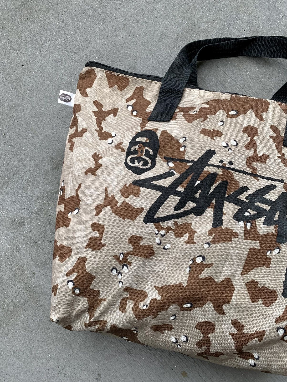 Bape × Stussy Stussy x Bape Camo Tote Bag Size ONE SIZE - 3 Thumbnail