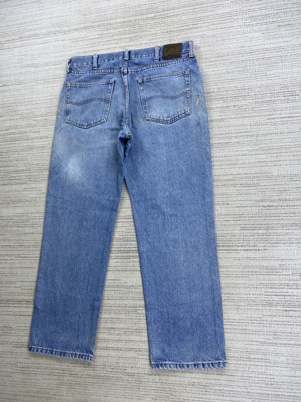Lee × Vintage Vintage 90s Lee Distressed Denim Pants Size US 34 / EU 50 - 9 Thumbnail