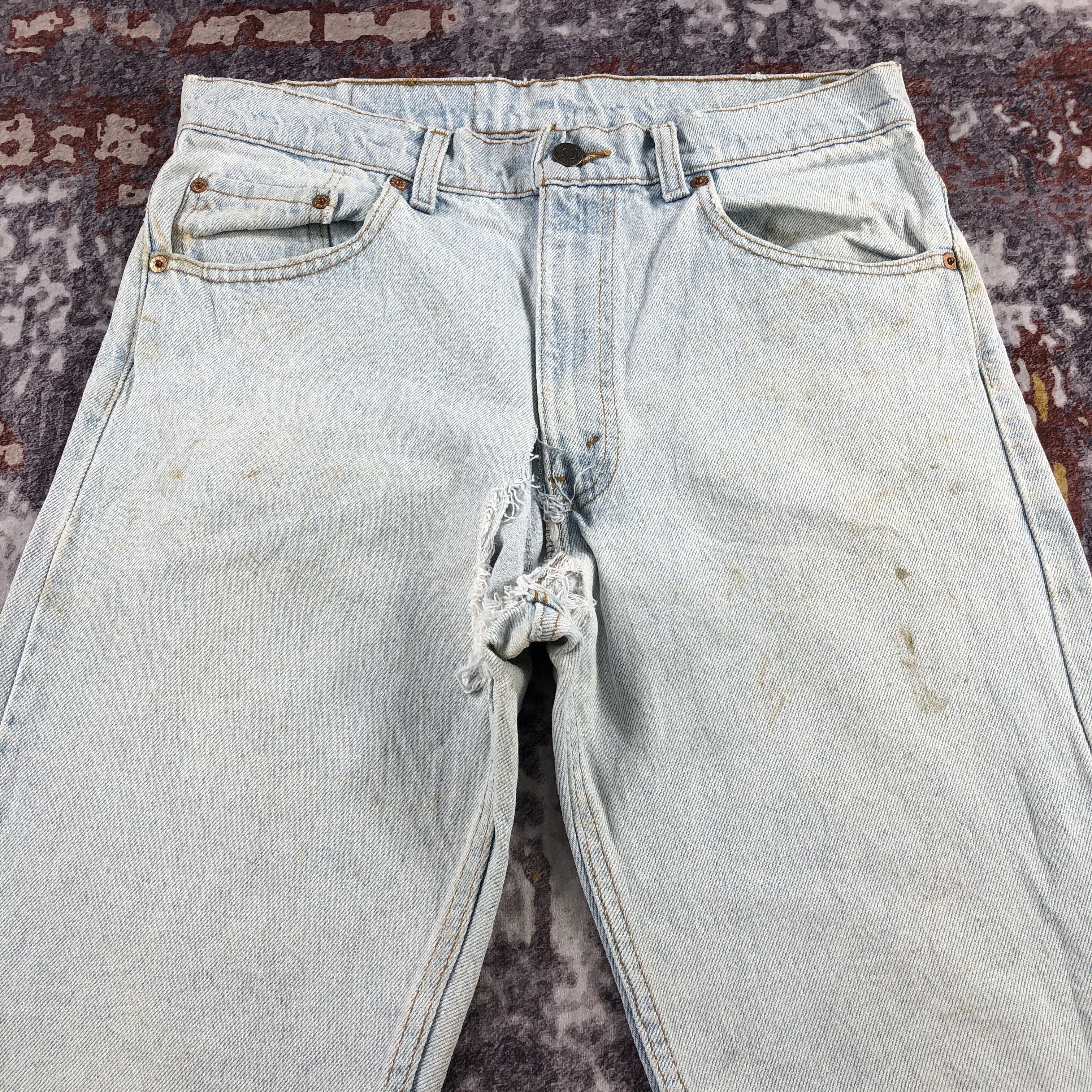 Levi's × Vintage Vintage 90s Light Wash Levis 505 Jeans-JM2408 Size US 33 - 3 Thumbnail