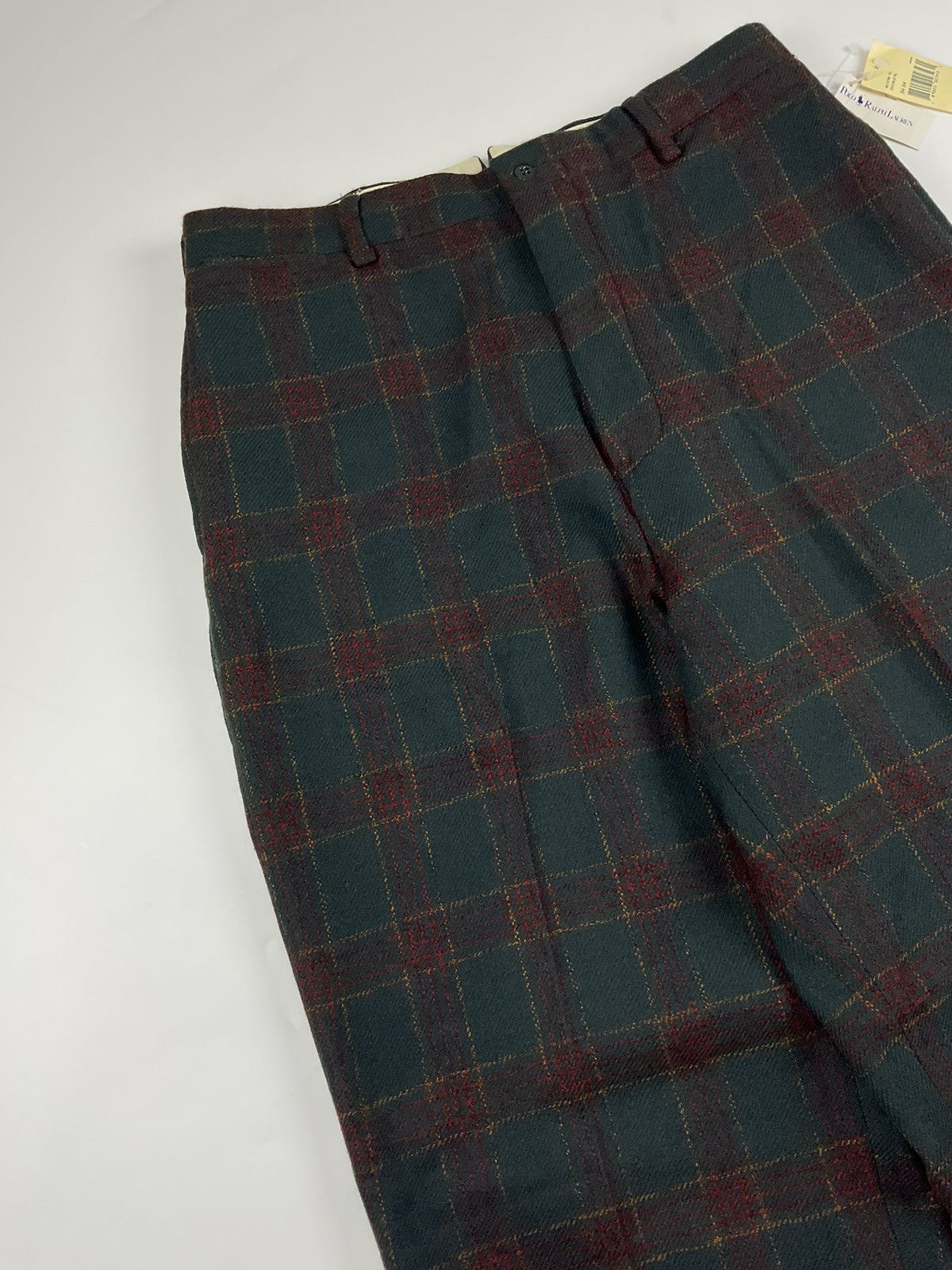 RRL Ralph Lauren Ralph Lauren RRL 1940's Plaid Wool Hunting Pants Size US 34 / EU 50 - 3 Thumbnail