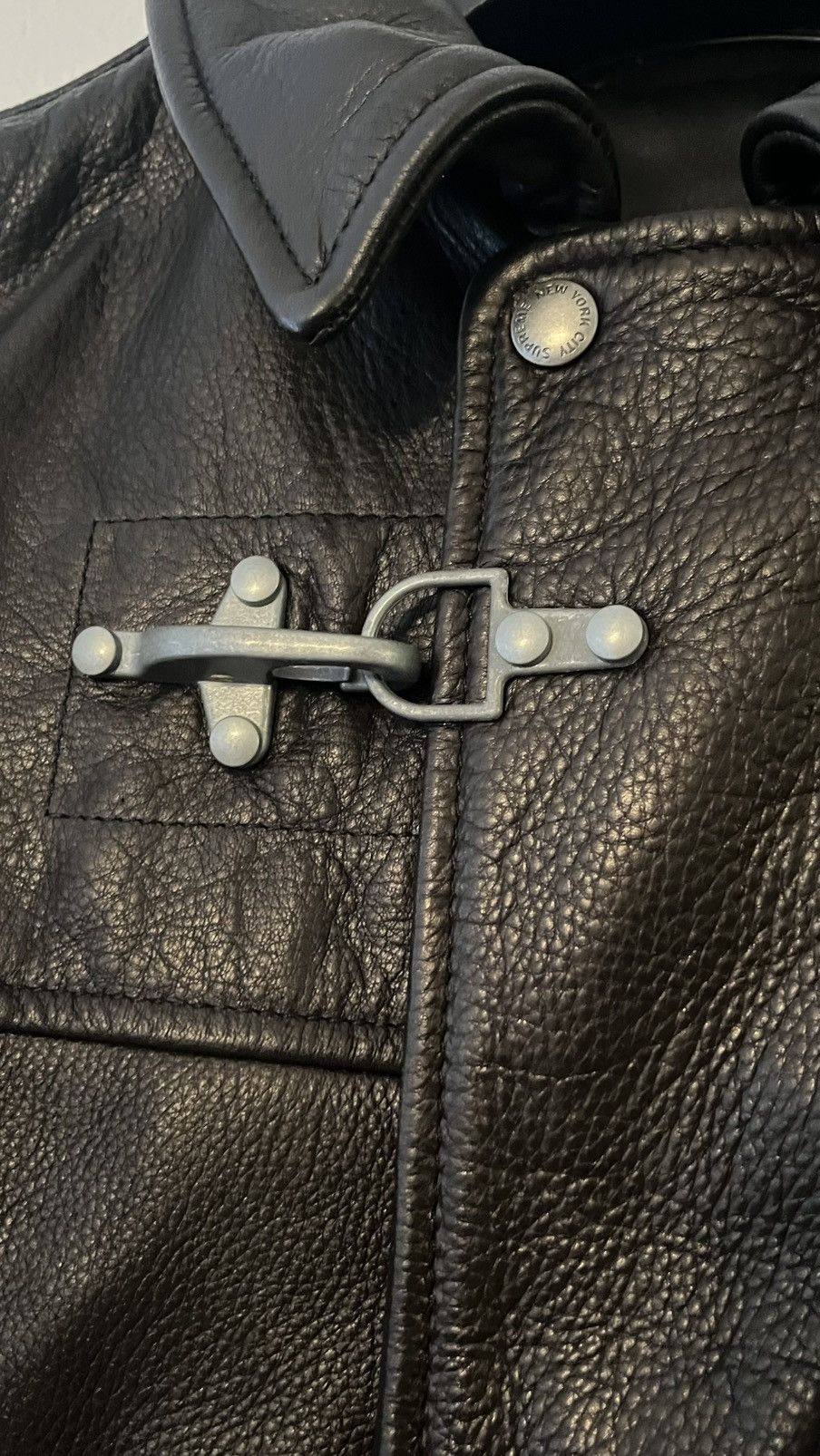 Schott × Supreme Supreme/Schott Leather Clip Jacket Size US M / EU 48-50 / 2 - 3 Thumbnail