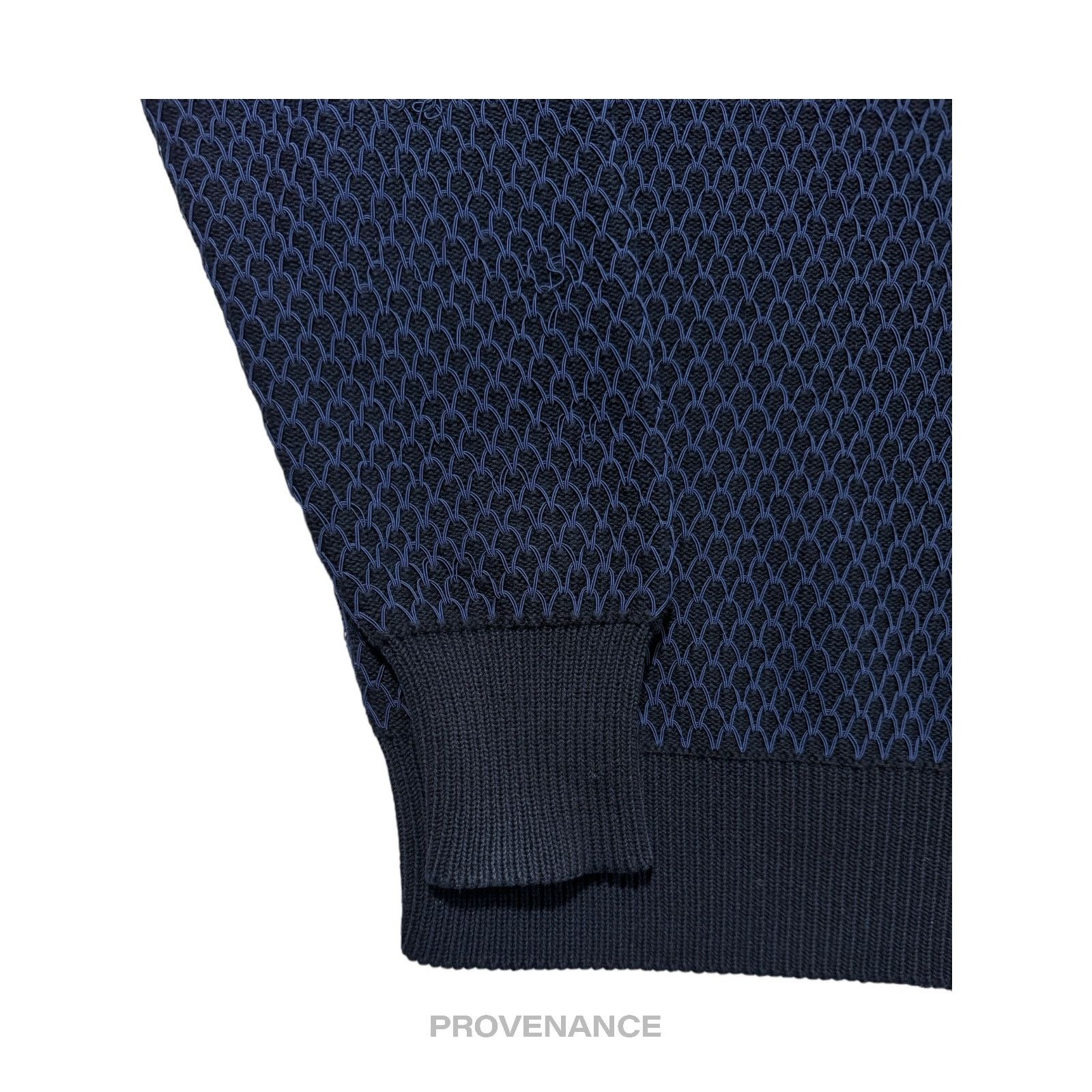 Givenchy 🔴 Givenchy Basketball Net Crewneck Sweater - Navy Blue XS Size US XS / EU 42 / 0 - 5 Thumbnail