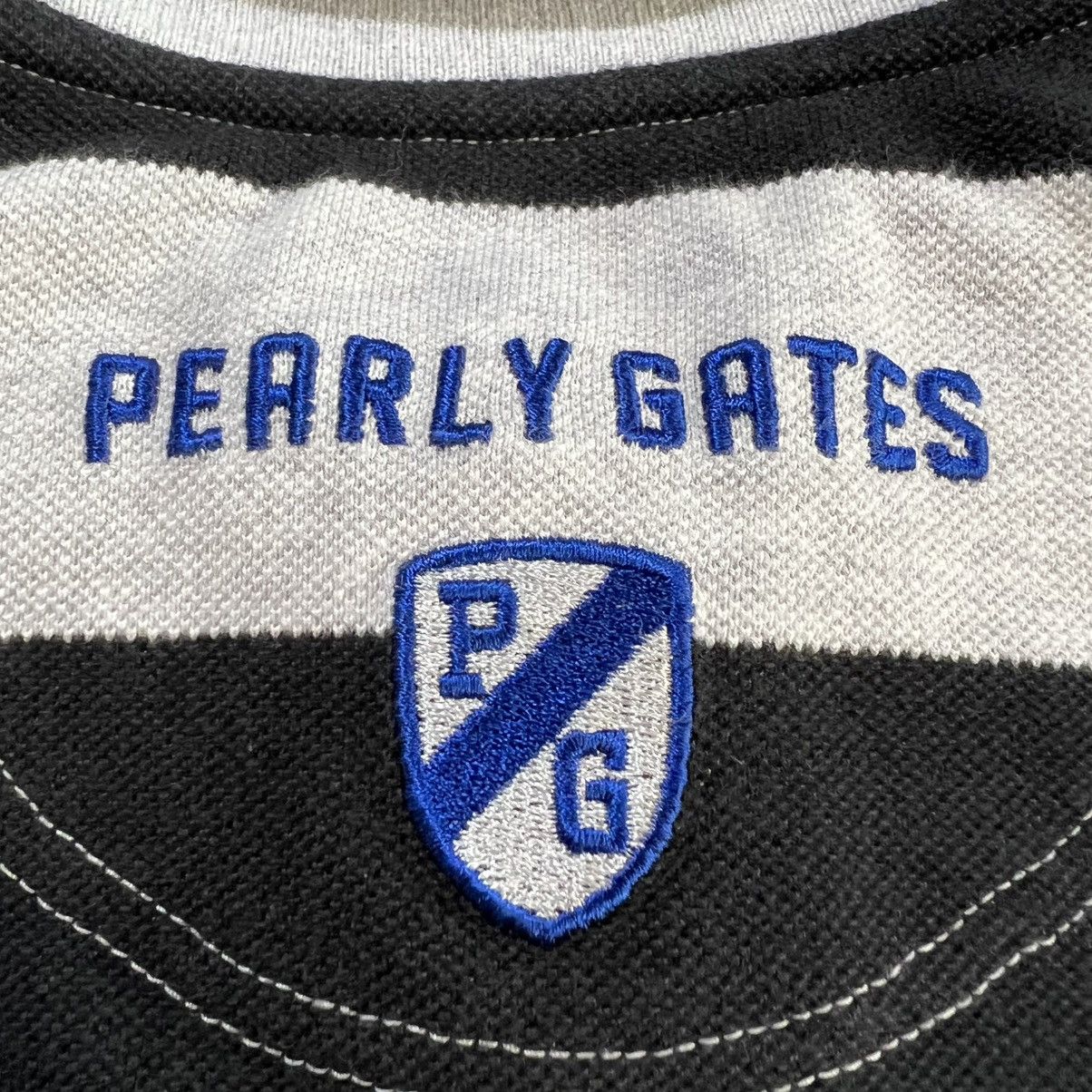 Other Pearly Gates Japan Golf Striped Polo Shirt "Have Fun" Size US S / EU 44-46 / 1 - 6 Thumbnail