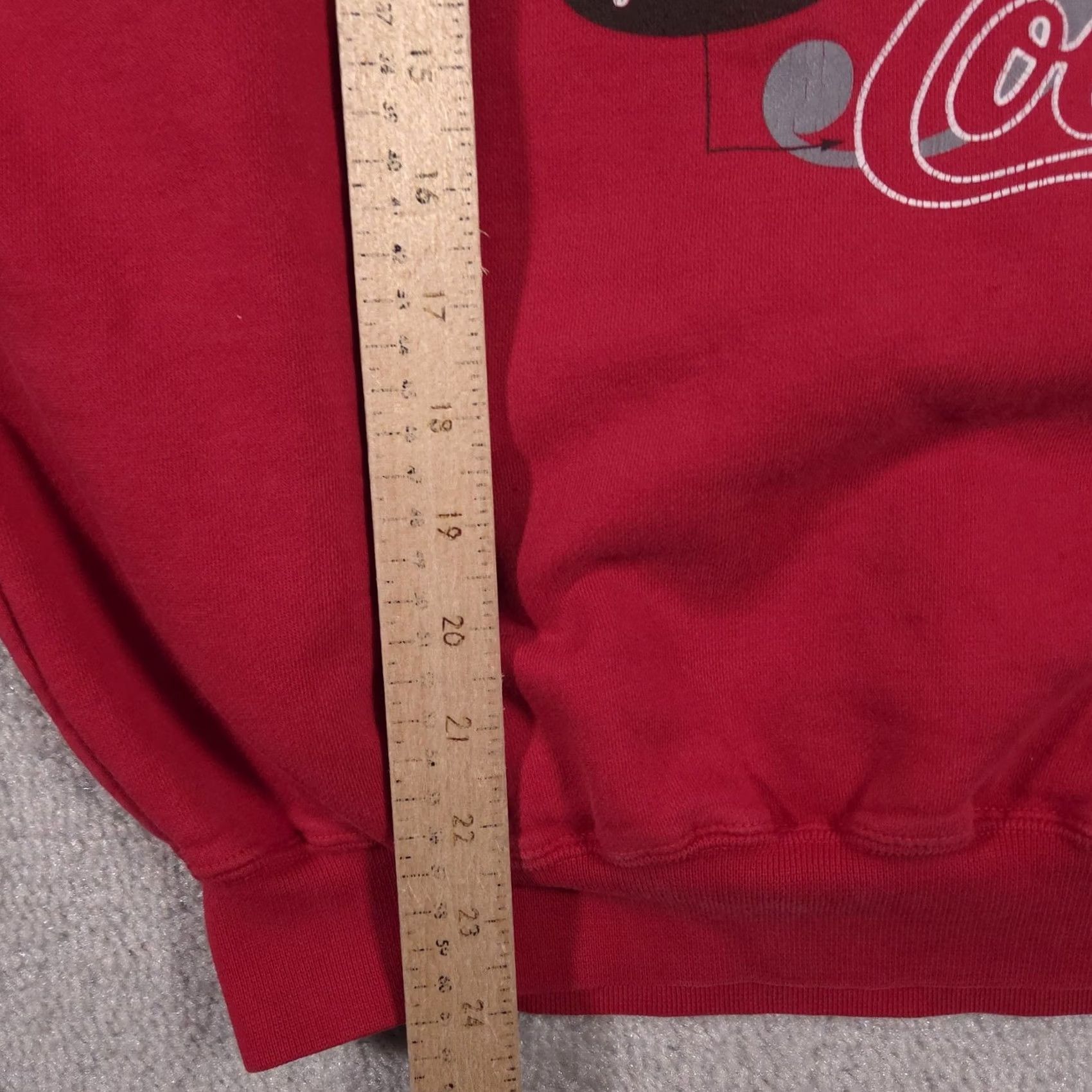 Vintage Coca-Cola Sweatshirt Mens M Red Graphic Print New York Chrysler Building Gear For Sports Pullover Cotton Polyester Size US M / EU 48-50 / 2 - 6 Thumbnail