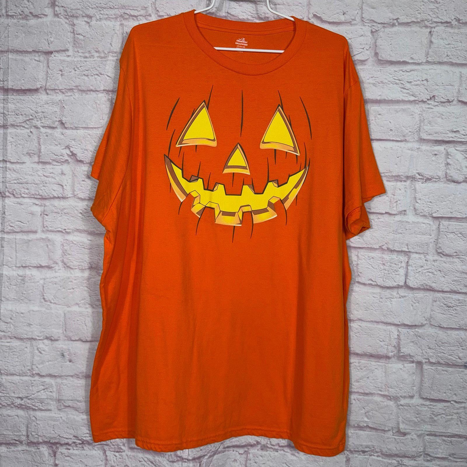 Other Celebrate Halloween Pumpkin Face T-Shirt Size 3X Size 3XL / US 20-22 - 1 Thumbnail