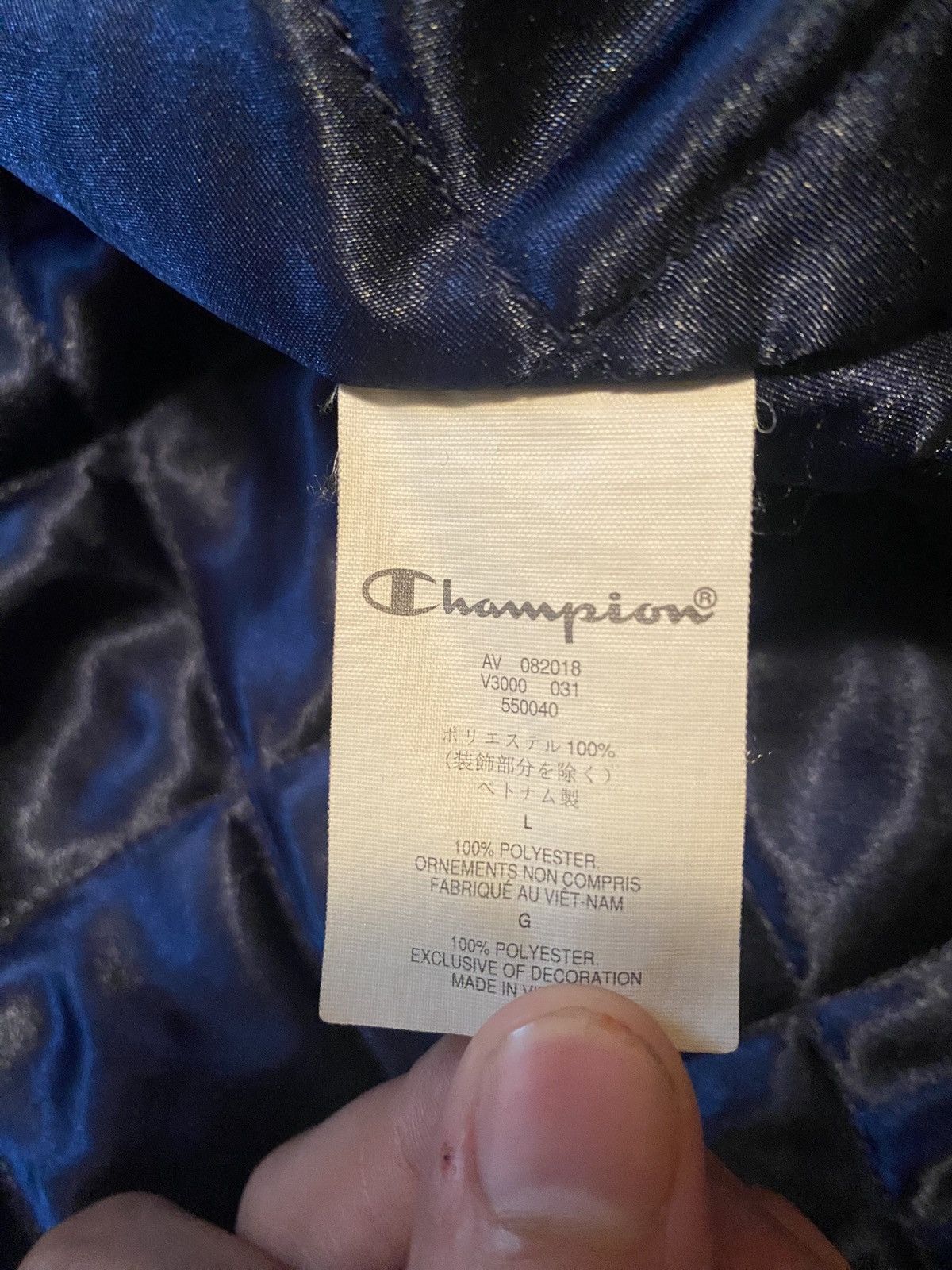 Champion × Supreme Supreme Champion Varisty Jacket Size US L / EU 52-54 / 3 - 5 Thumbnail