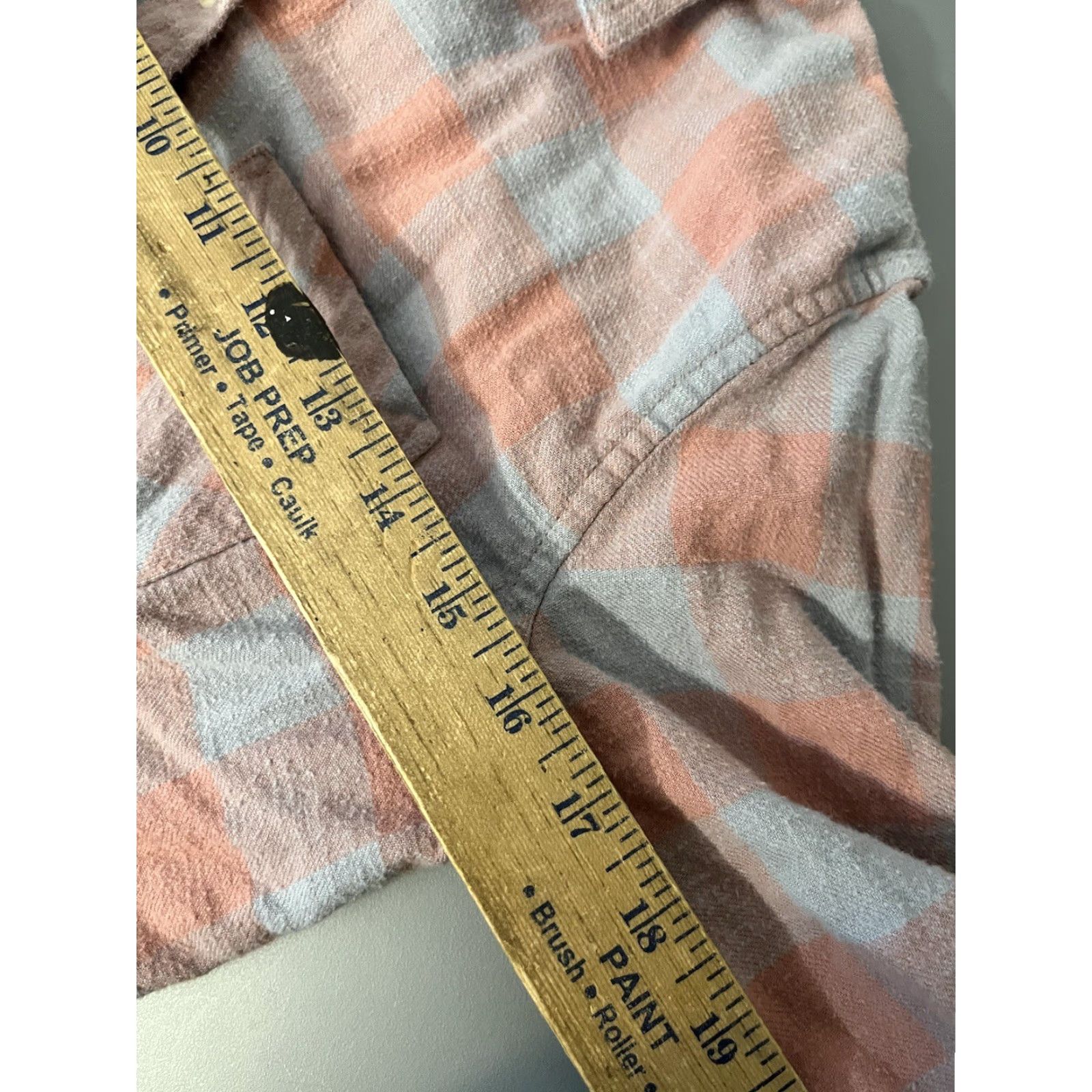 J.Crew J.Crew Women's Button-Up Plaid Pink Flannel Shirt Size 2 Regular-Adult Womens Color Pink-Brand Plaid Flannel Shirt 2 Size XS / US 0-2 / IT 36-38 - 6 Thumbnail