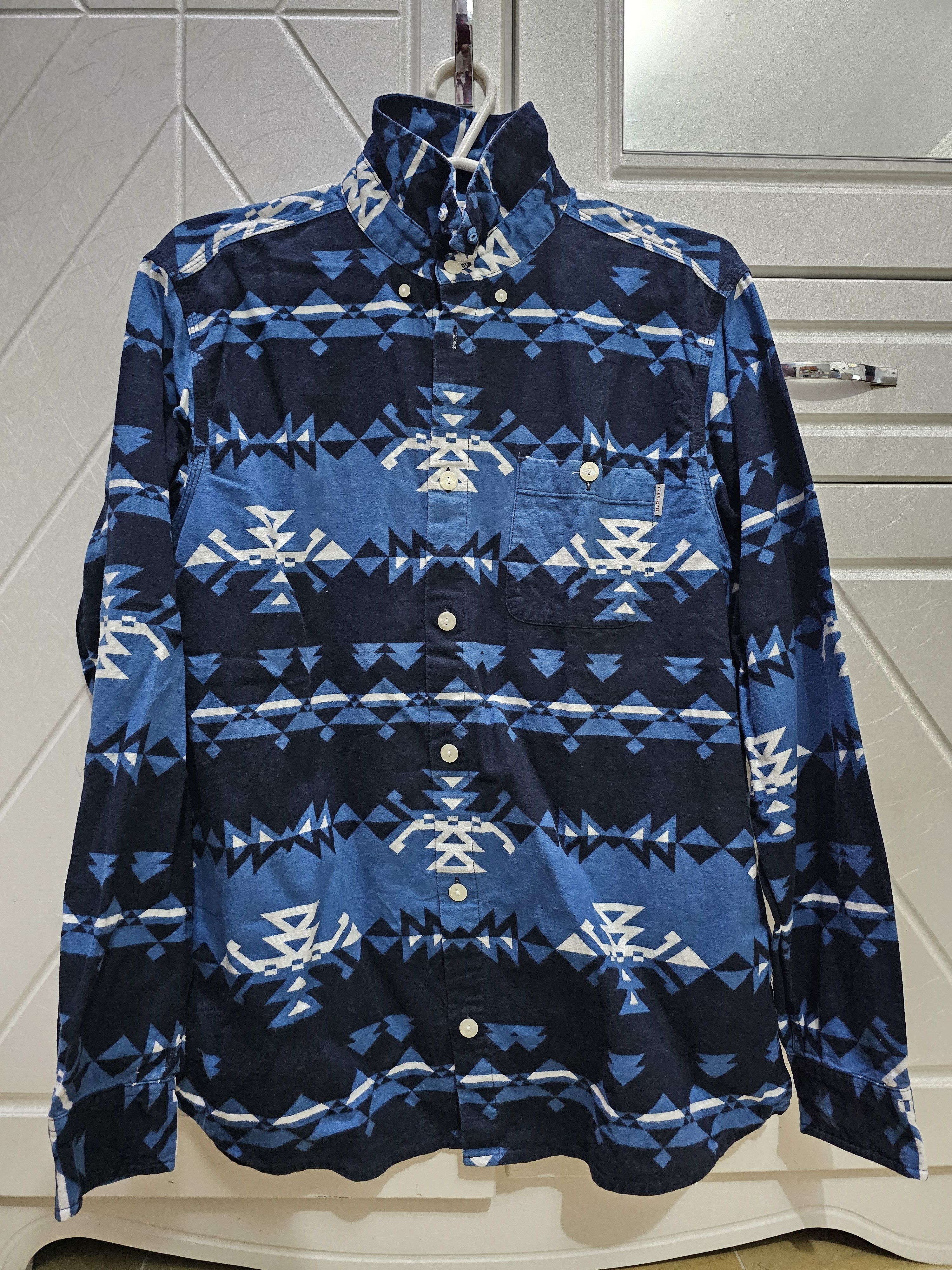 Carhartt Carhartt WIP Vintage Wilkins Aztec Shirt Size US L / EU 52-54 / 3 - 1 Thumbnail