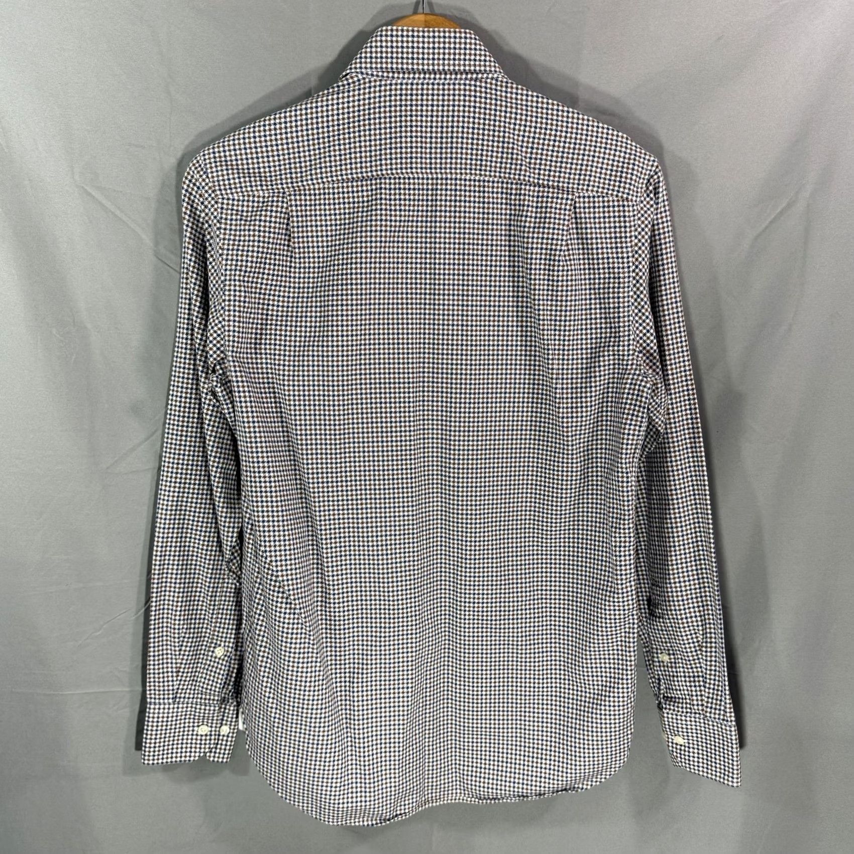 Reiss Reiss Shirt Mens Small Gingham Check Button Up Long Sleeve Casual Dress Shirt Size US S / EU 44-46 / 1 - 2 Thumbnail