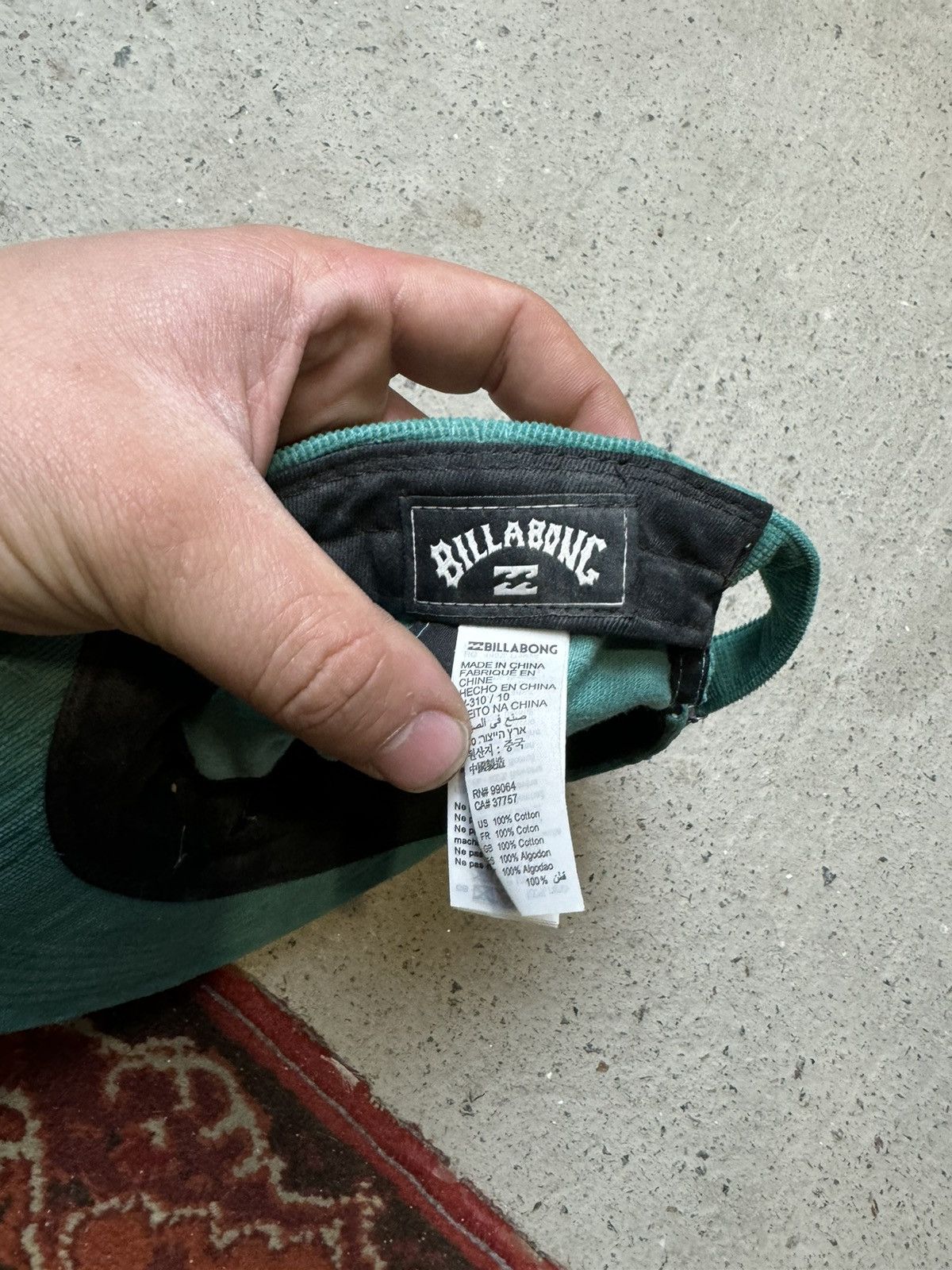 Billabong Billabong Y2K Surf Style Small logo 5panel Cap Hat Size ONE SIZE - 8 Thumbnail