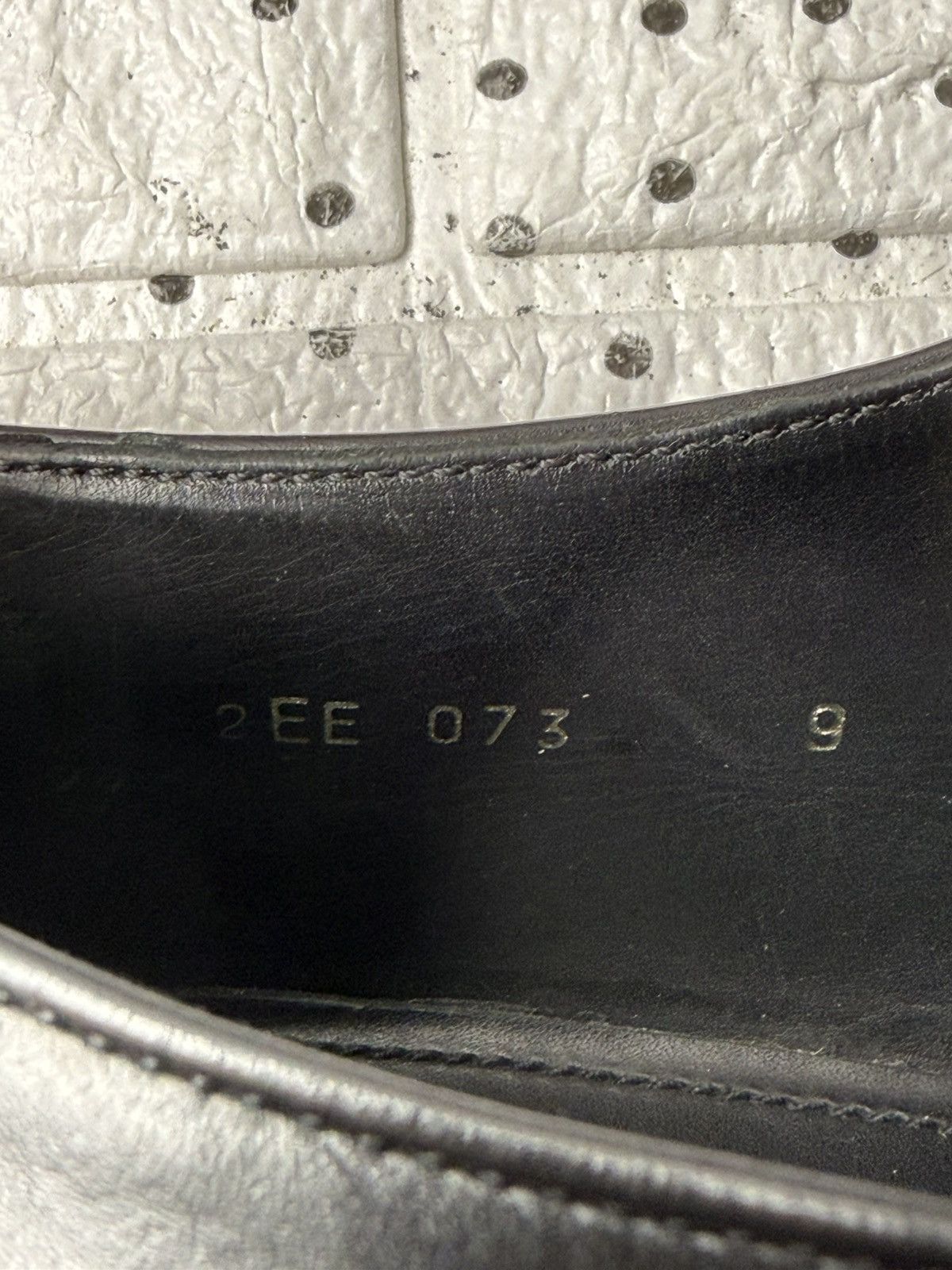 Prada PRADA Black Leather Oxfords US9 UK8.5 EUR44 Men Size US 9 / EU 42 - 13 Thumbnail