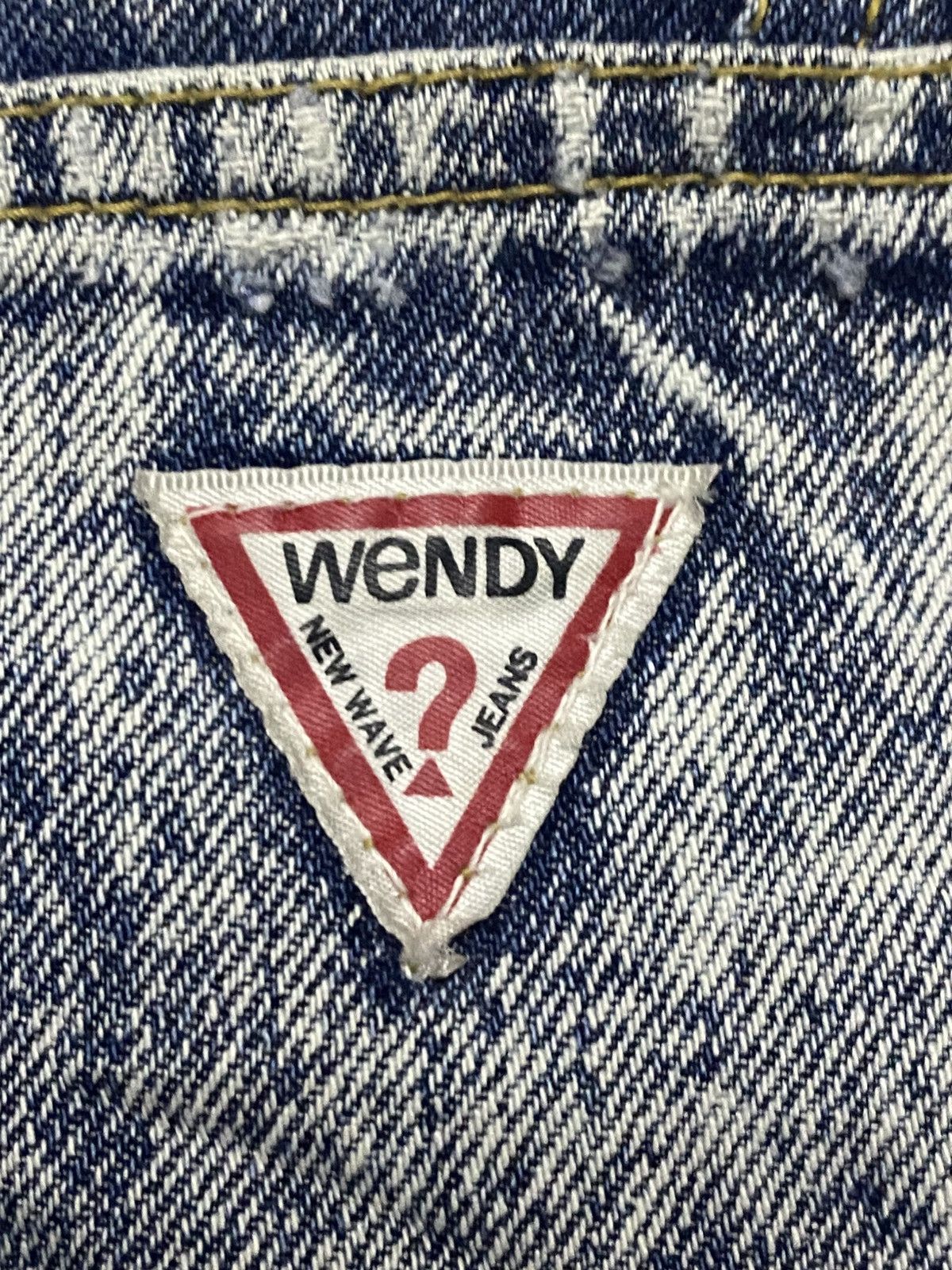 Japanese Brand Vintage Japanese Brand Wendy Acid Wash Tappered Leg Jeans Size US 32 / EU 48 - 14 Thumbnail