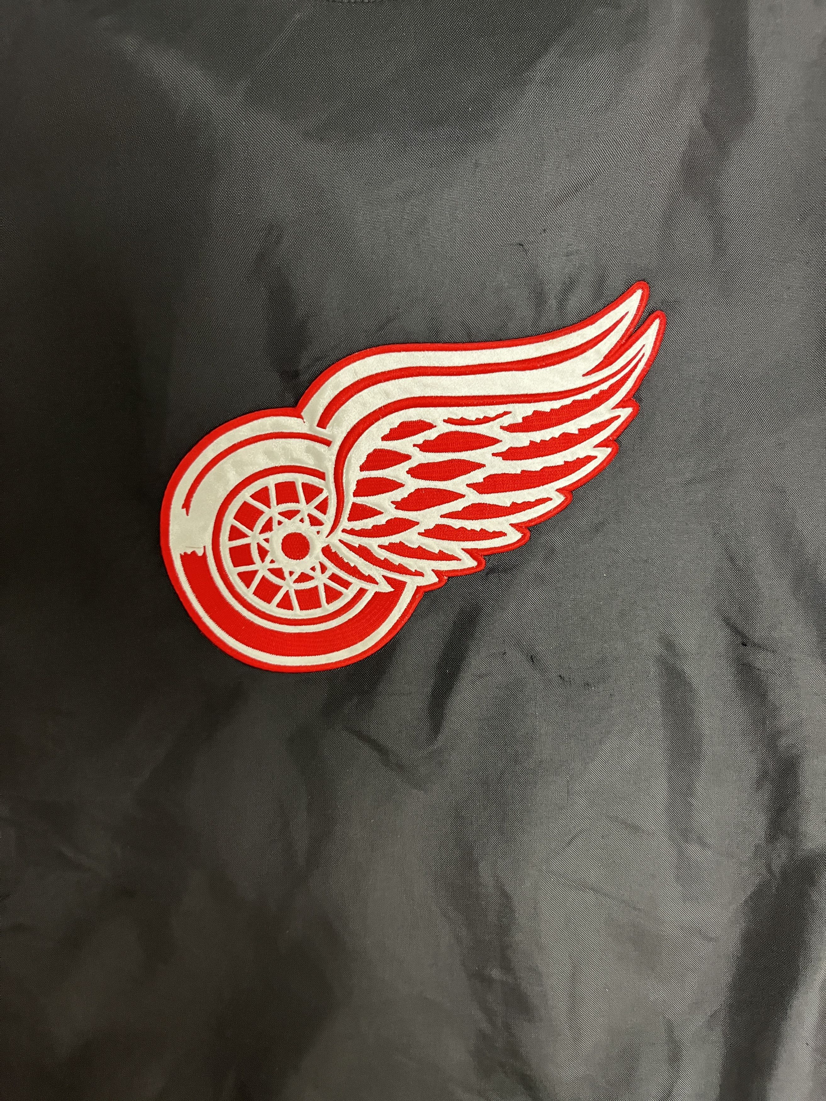 Vintage Detroit Red Wings Stitched Vintage Windbreaker Jacket Size US XL / EU 56 / 4 - 5 Thumbnail