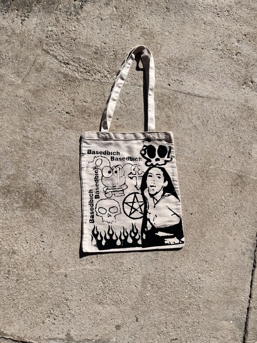 Other Basedbich canvas tote unisexy Size ONE SIZE - 2 Thumbnail