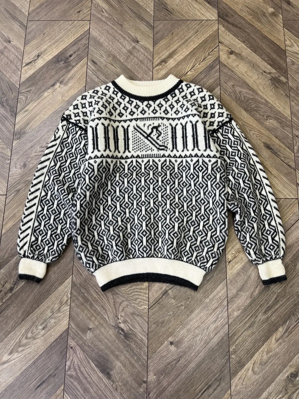 Designer × Vintage Vintage Nordstrikk Norway Virgin Wool Sweater Size US XL / EU 56 / 4 - 7 Thumbnail