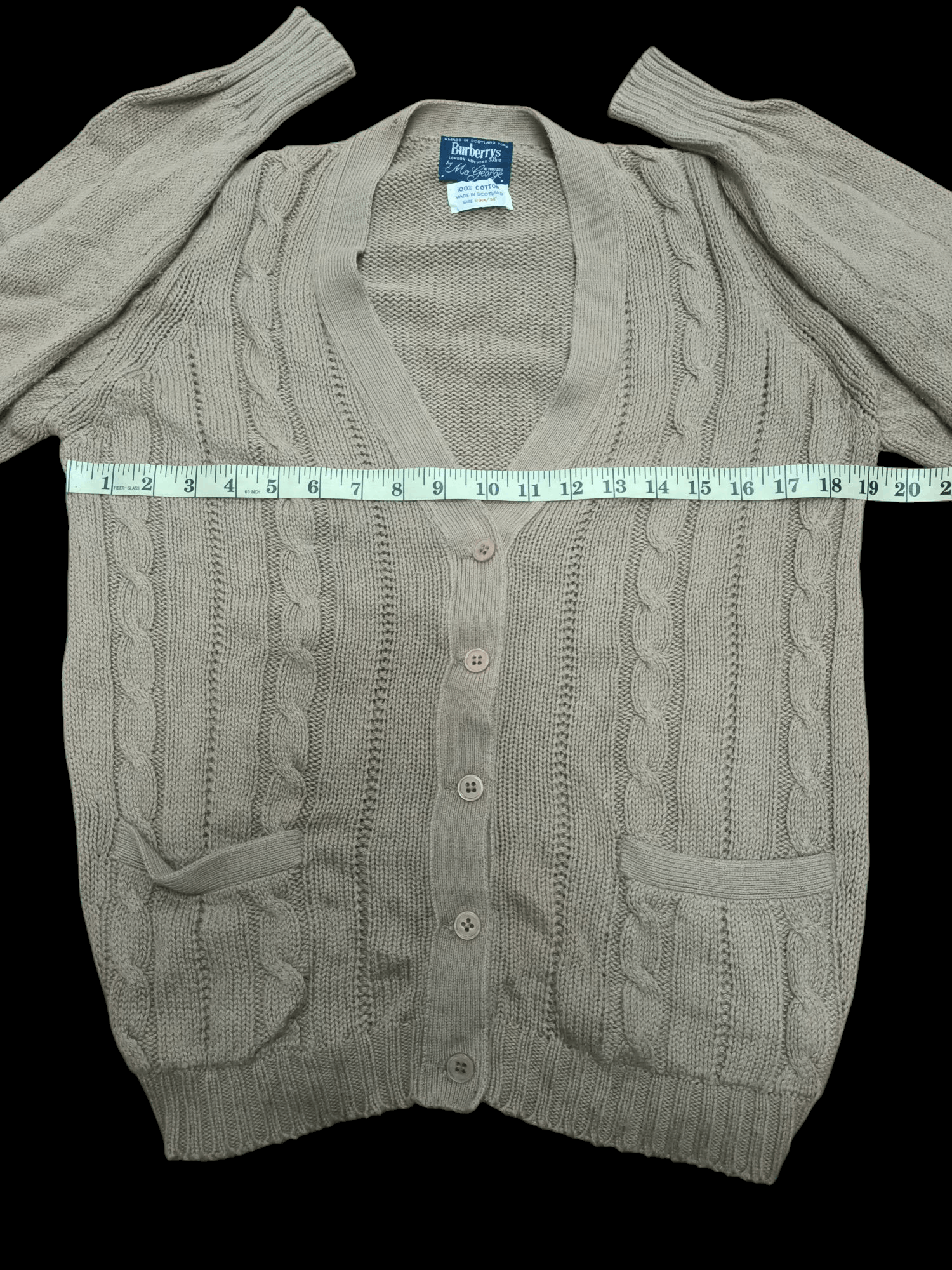 Burberry BURBERRY x CARDIGAN KNITWEAR x MC GEORGE x VINTAGE Size US M / EU 48-50 / 2 - 5 Thumbnail