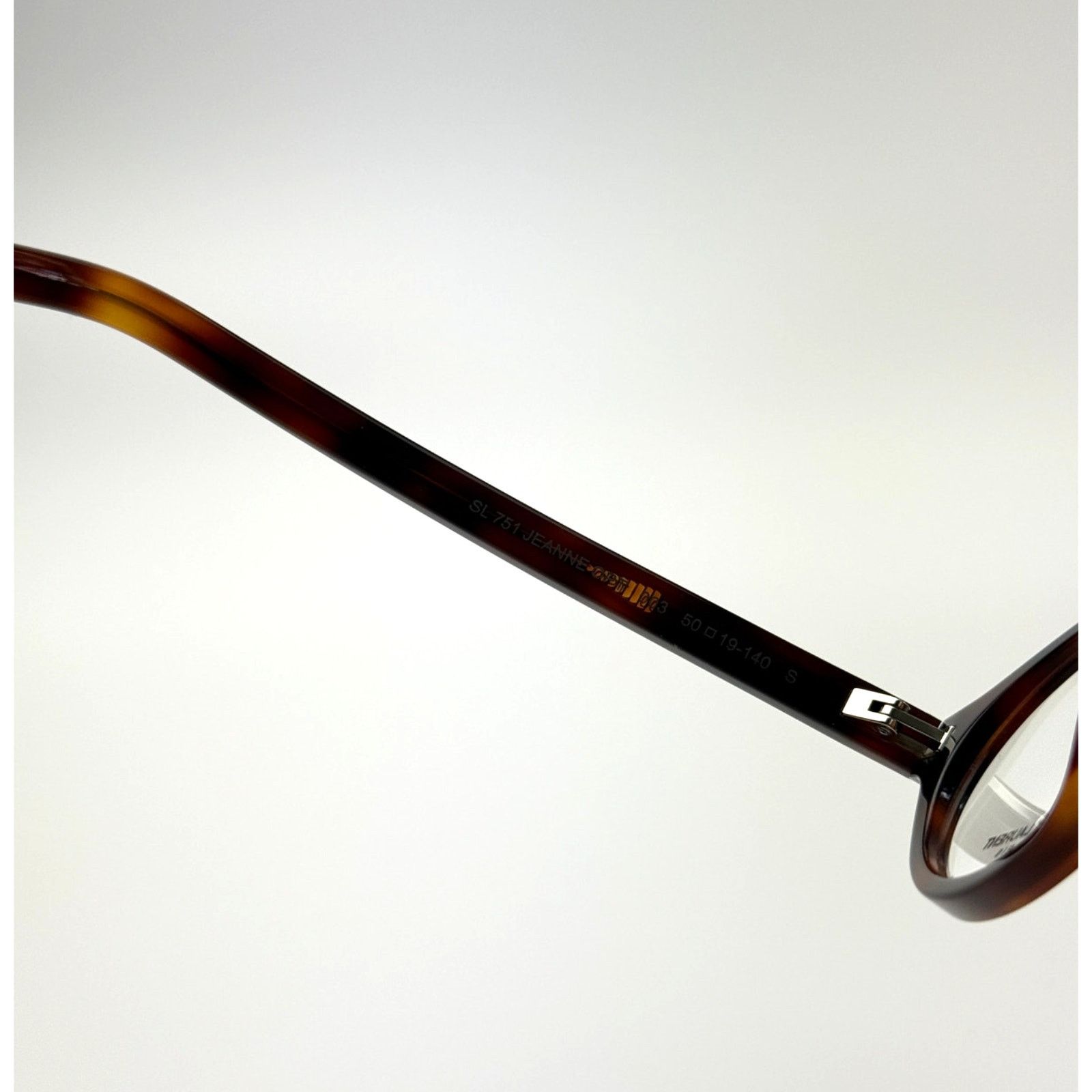 Saint Laurent Paris NEW Saint Laurent SL751 OPT 003 Shiny Havana/Blue LightBlock Size ONE SIZE - 8 Thumbnail