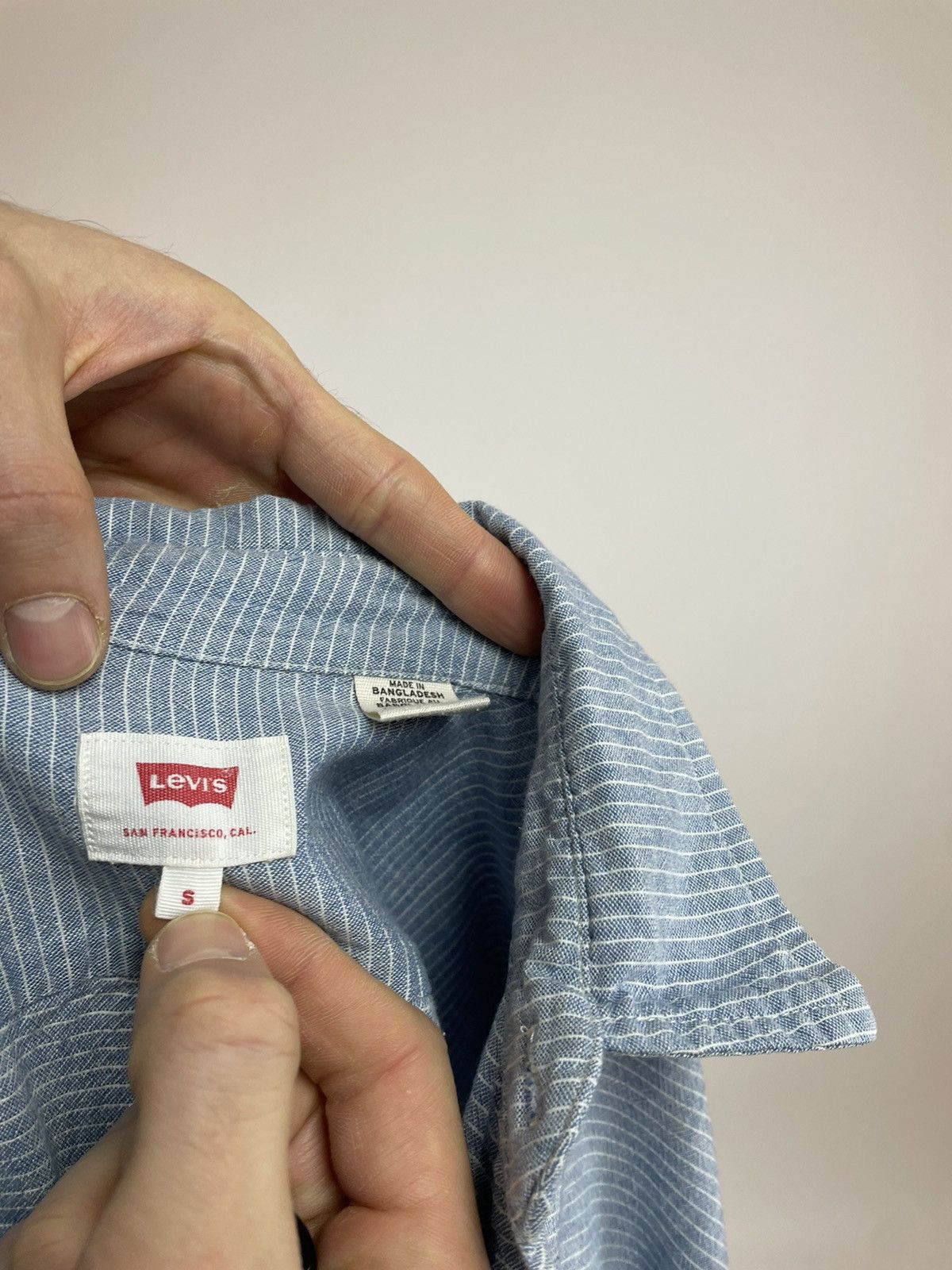 Levi's Levis Striped Shirt long sleeve Mens size S Size US S / EU 44-46 / 1 - 6 Thumbnail
