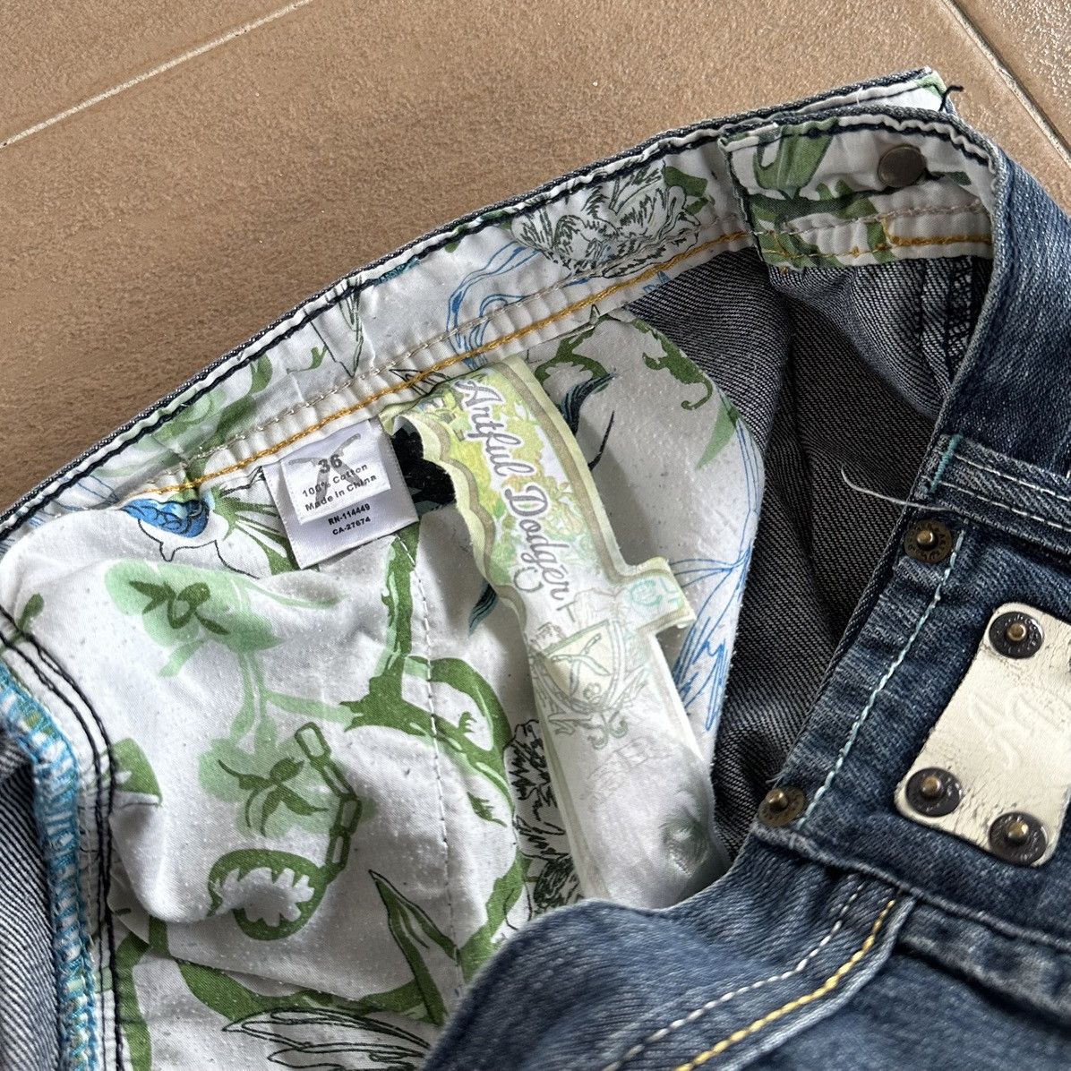 Artful Dodger Vintage Artful Dodger Jesse Pinkman Y2K Denim Jeans Size 36 Size US 36 / EU 52 - 8 Thumbnail