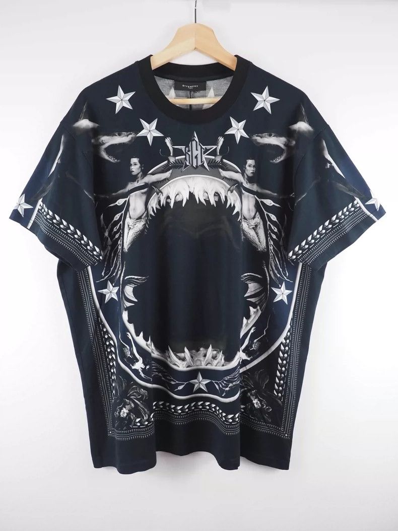 Givenchy Givenchy Shark mouth short-sleeved shirt 2506-Nextarrow Size US L / EU 52-54 / 3 - 2 Thumbnail