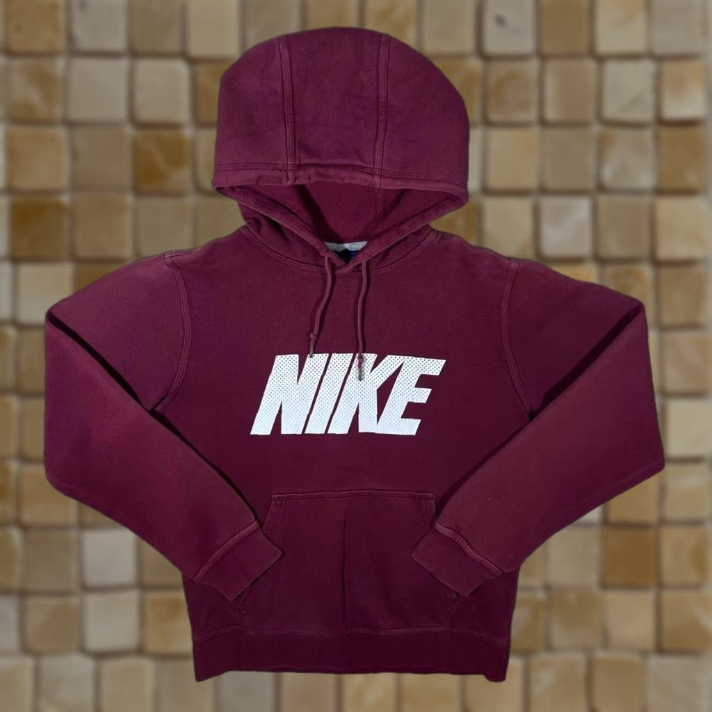 Nike Nike Classic Big Spellout Graphic Burgundy Pullover hoodie Small Mens Hoodie pullover graphic burgundy Nike Size US S / EU 44-46 / 1 - 1 Thumbnail