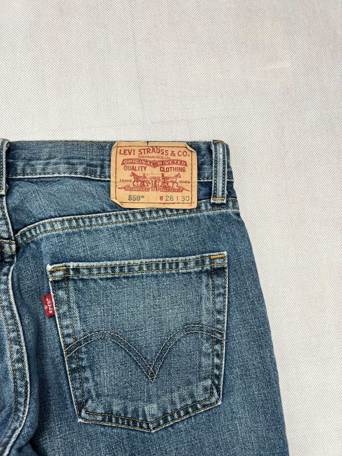 Levi's × Levi's Vintage Clothing Pants Levi’s 559 blue jeans relaxed straight Size US 30 / EU 46 - 3 Thumbnail