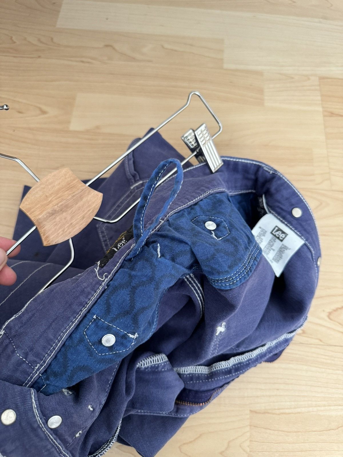 Lee × Vivienne Westwood Vivienne Westwood x Lee Damaged Denim Size US 31 - 9 Thumbnail