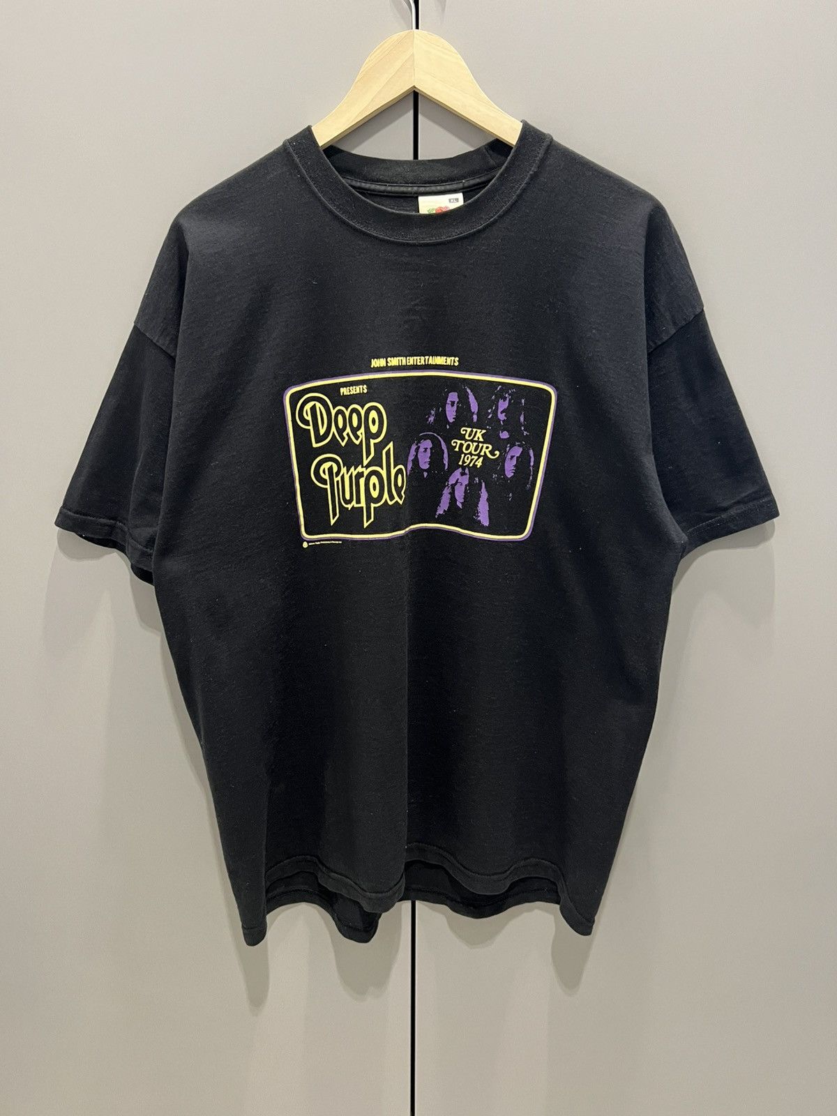 Band Tees DEEP PURPLE TOUR 90S T SHIRT SIZE X LARGE Size US XL / EU 56 / 4 - 7 Thumbnail