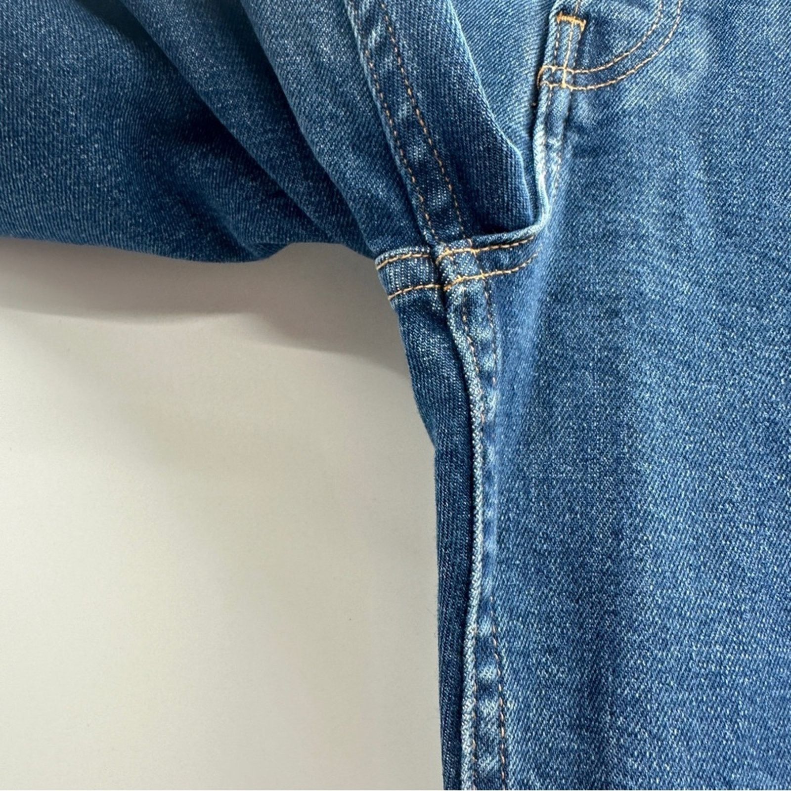 RE/DONE Re/done High Rise Medium Wash Skinny Leg Jeans Sz 30 Size 30" / US 8 / IT 44 - 6 Thumbnail