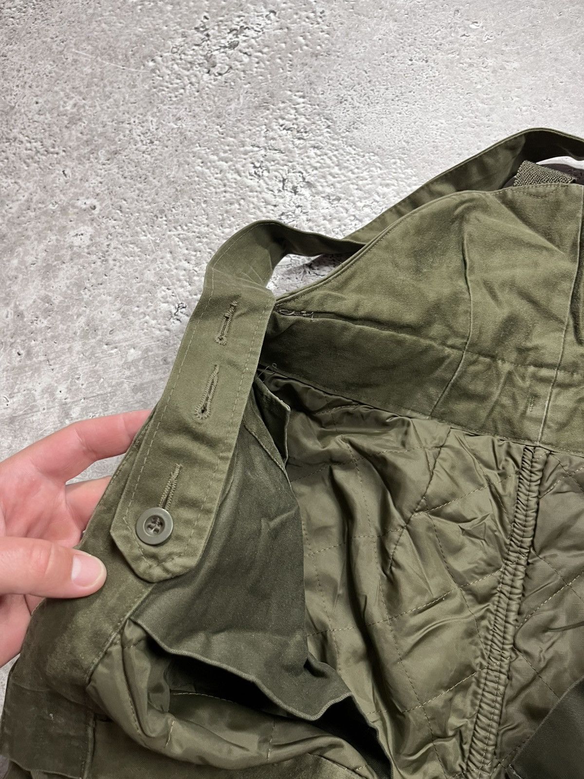 Other Vintage Austrian Army Field Overalls Olive Green Cargo Pants Size US 36 / EU 52 - 12 Thumbnail