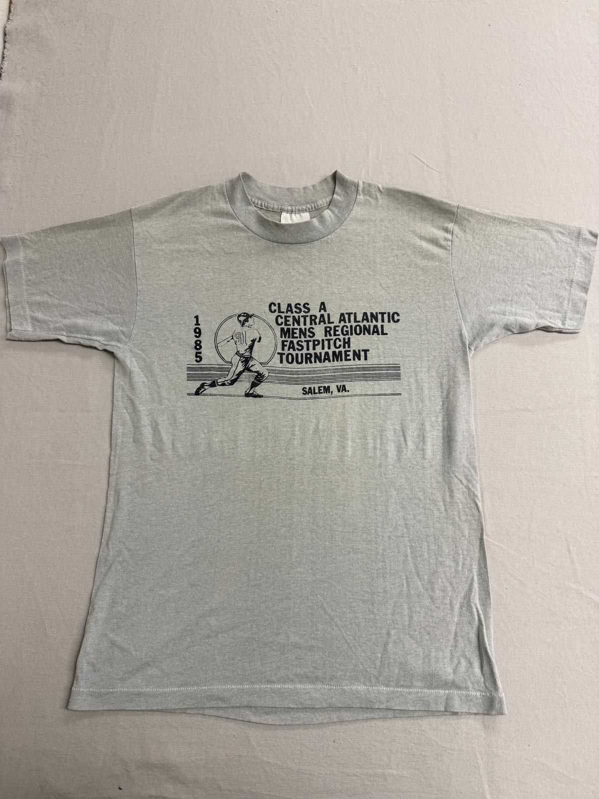 TEE JAYS Vintage 1985 Class A Baseball T-shirt Regional Fast Pitch -L Size US L / EU 52-54 / 3 - 1 Thumbnail