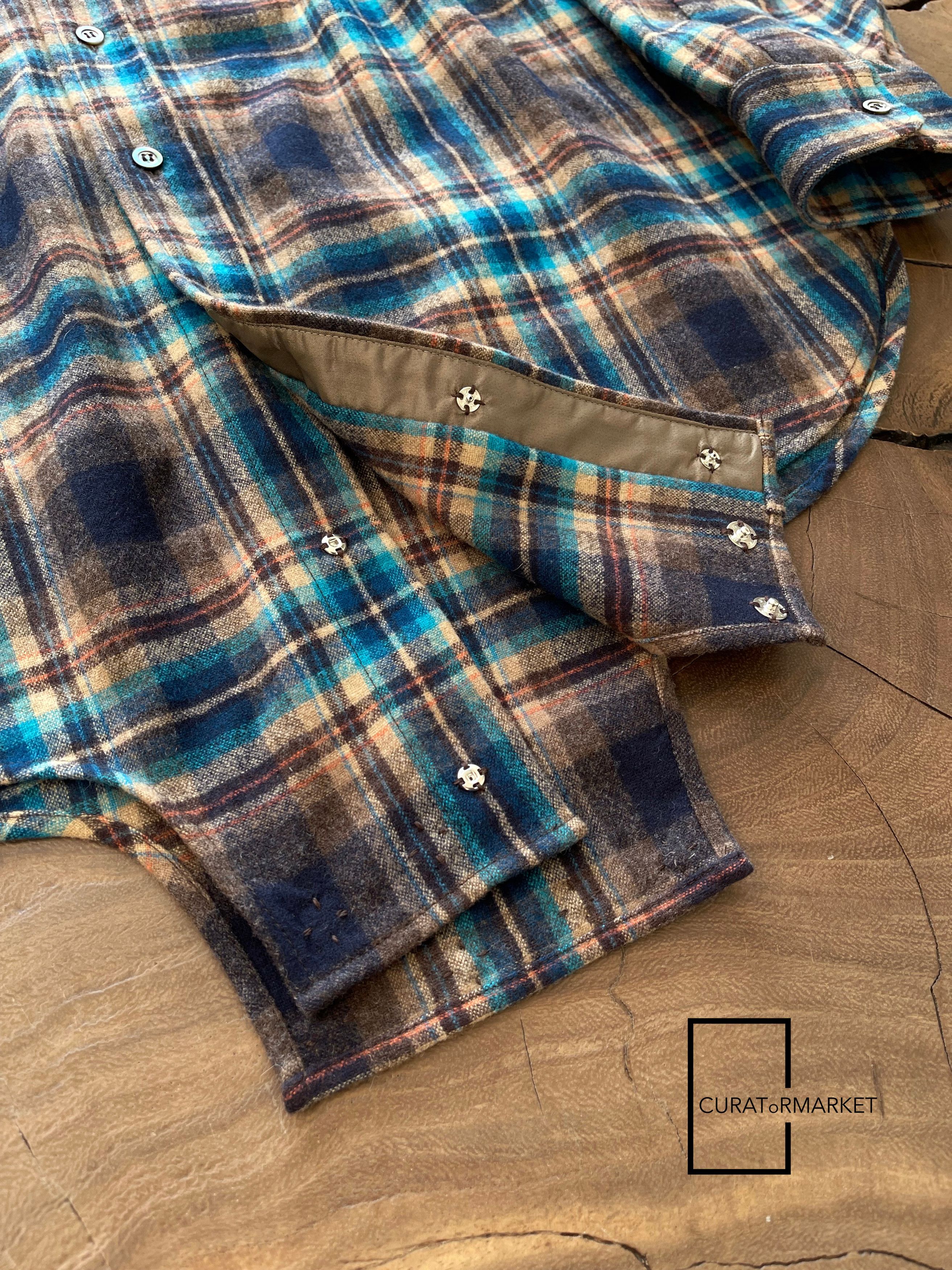 Maison Margiela EU50 RARE Pendleton Wool Flannel Plaid Snap Back Stitch SS24 Size US M / EU 48-50 / 2 - 14 Thumbnail