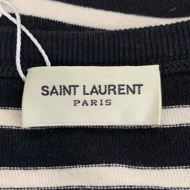 Saint Laurent Paris Saint Laurent Color-block logo embroidered striped cotton c Size US M / EU 48-50 / 2 - 6 Thumbnail