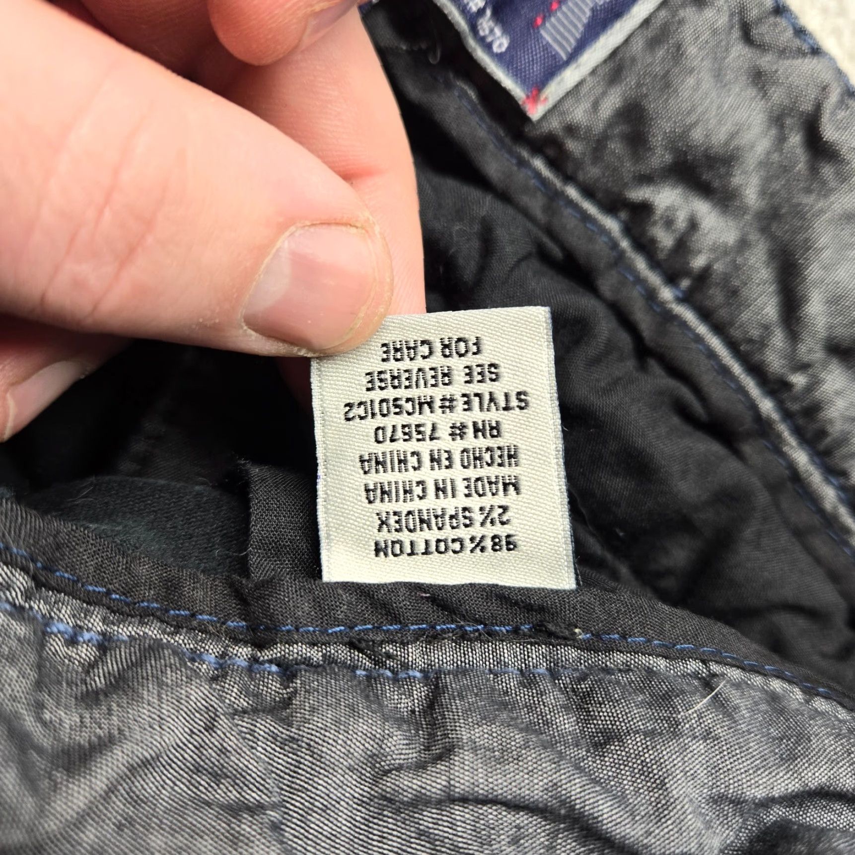 Vintage MICHAEL BRANDON Straight Jeans Men 34x30 Gray Charcoal Wash 5-Pocket Cotton Denim Jeans Mens Regular 34 Gray Size US 34 / EU 50 - 4 Thumbnail