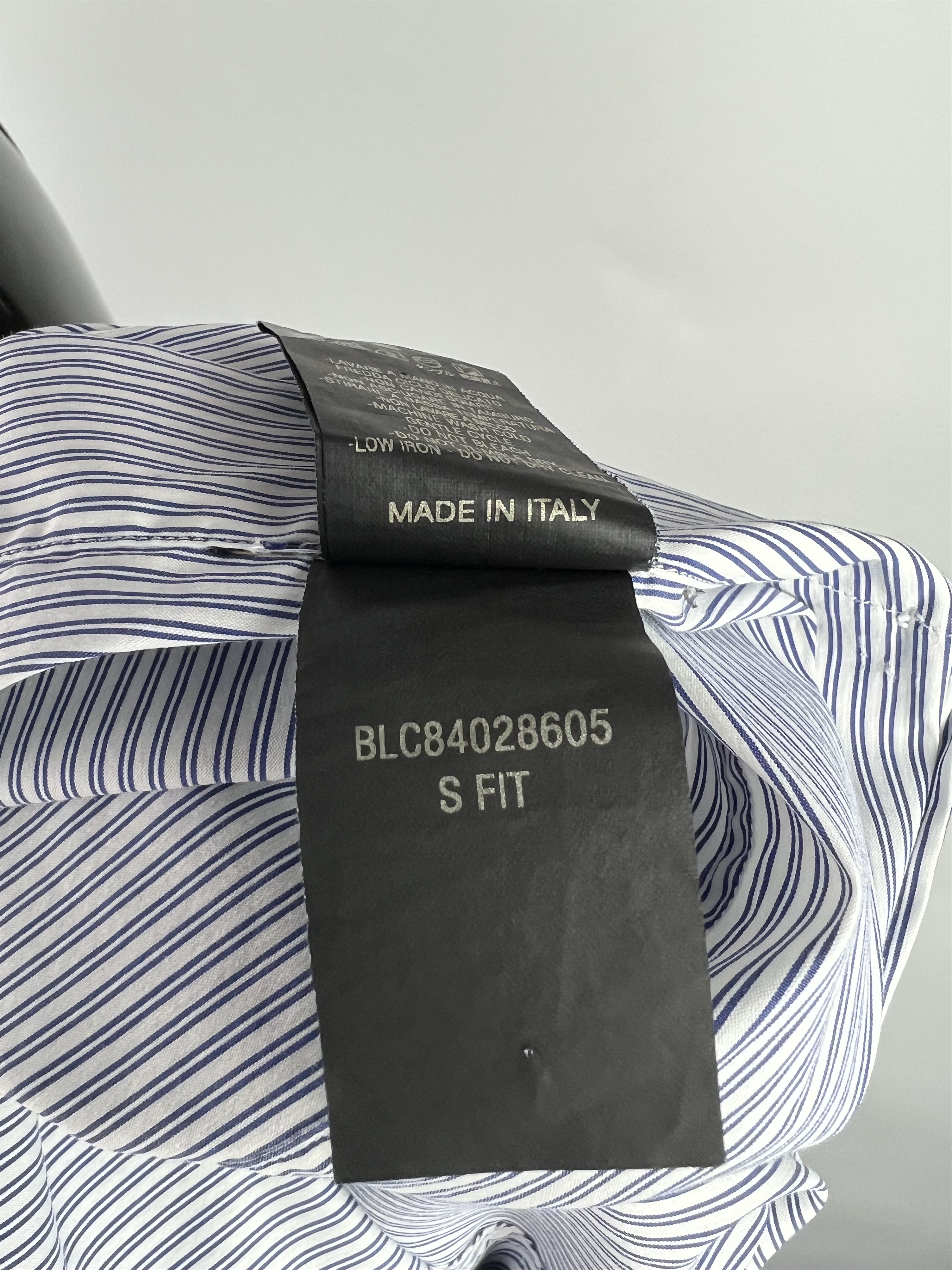 Billionaire Couture Striped Cristal Button Up Shirt 18/45