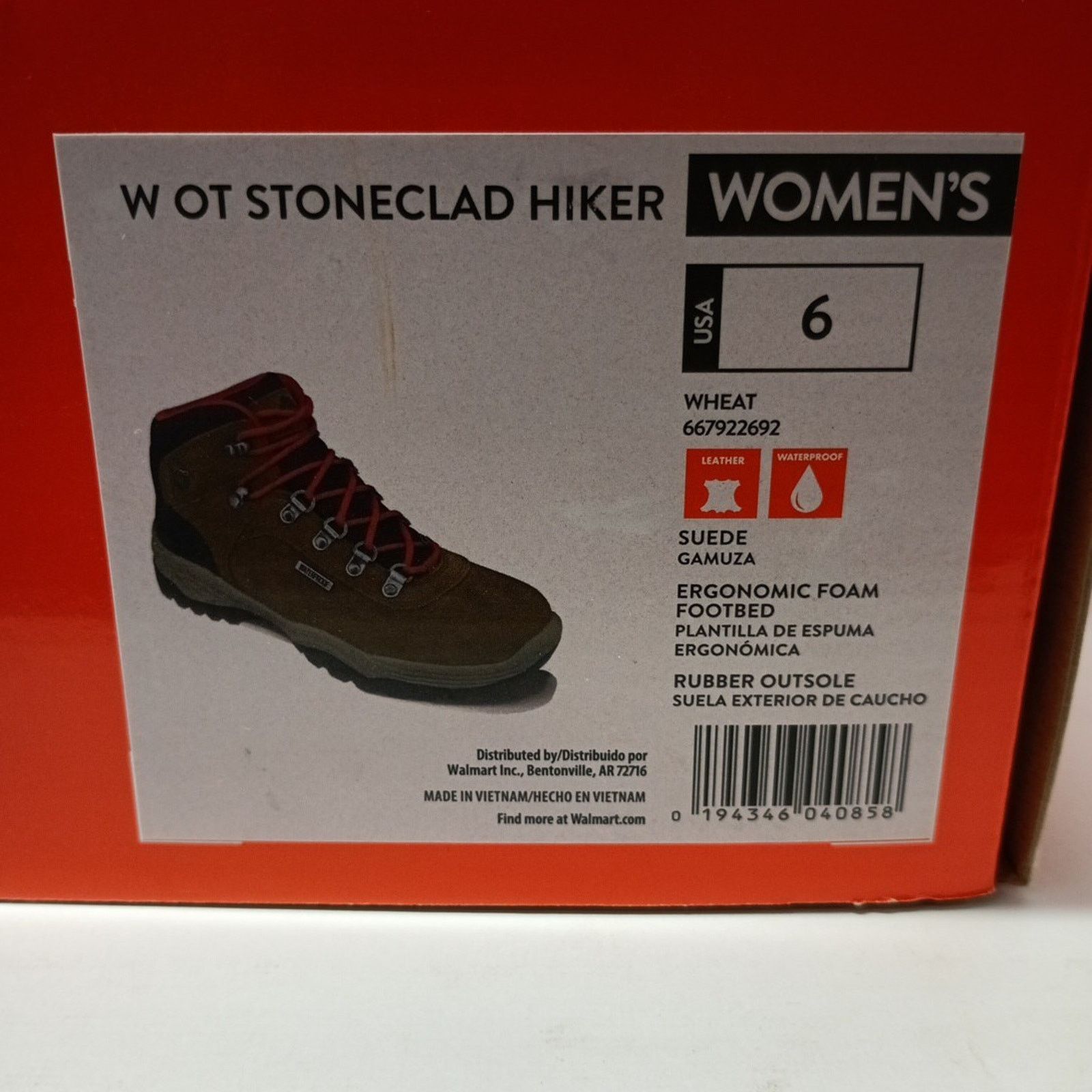 Other Ozark Trail Women's Stoneclad Hiker Boots Wheat Size 6 Size US 6 / IT 36 - 8 Thumbnail