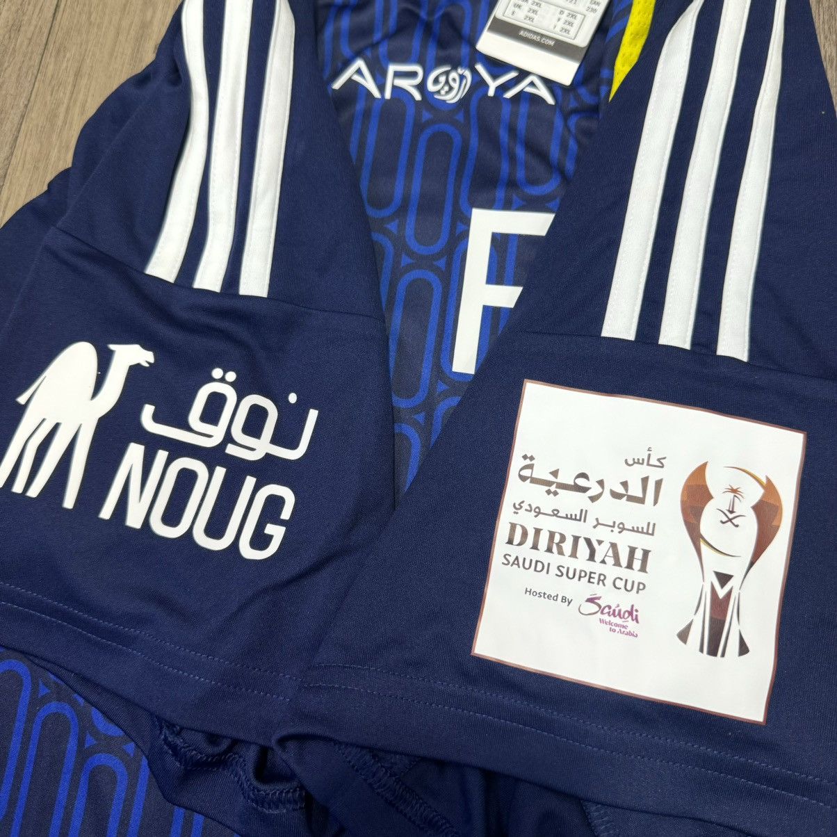 Adidas AL Nassr 25/26 away shirt #7 Ronaldo (Bnwt) Size US XXL / EU 58 / 5 - 7 Thumbnail