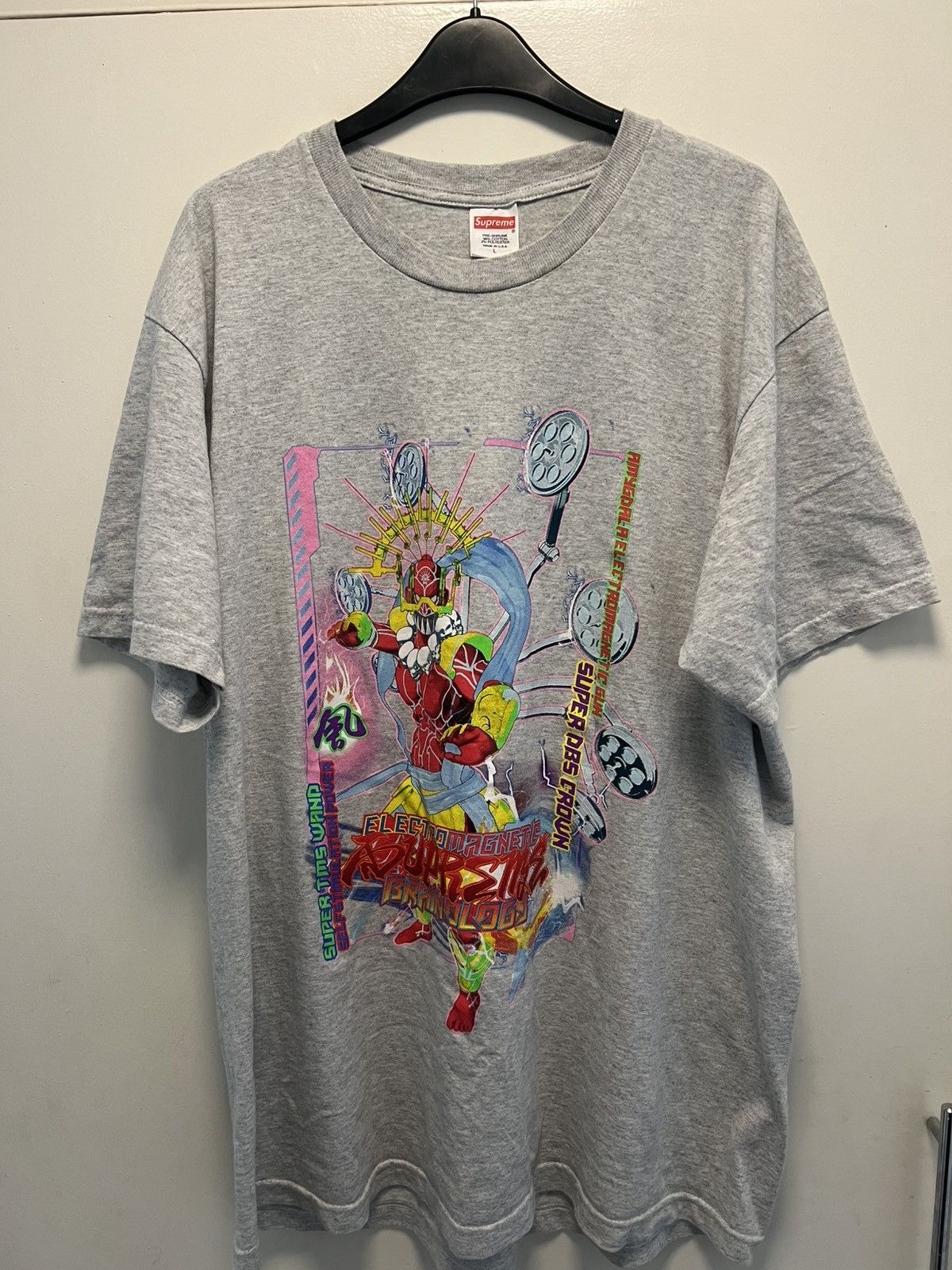 Vintage Supreme electromagnetic tee Size US L / EU 52-54 / 3 - 2 Thumbnail