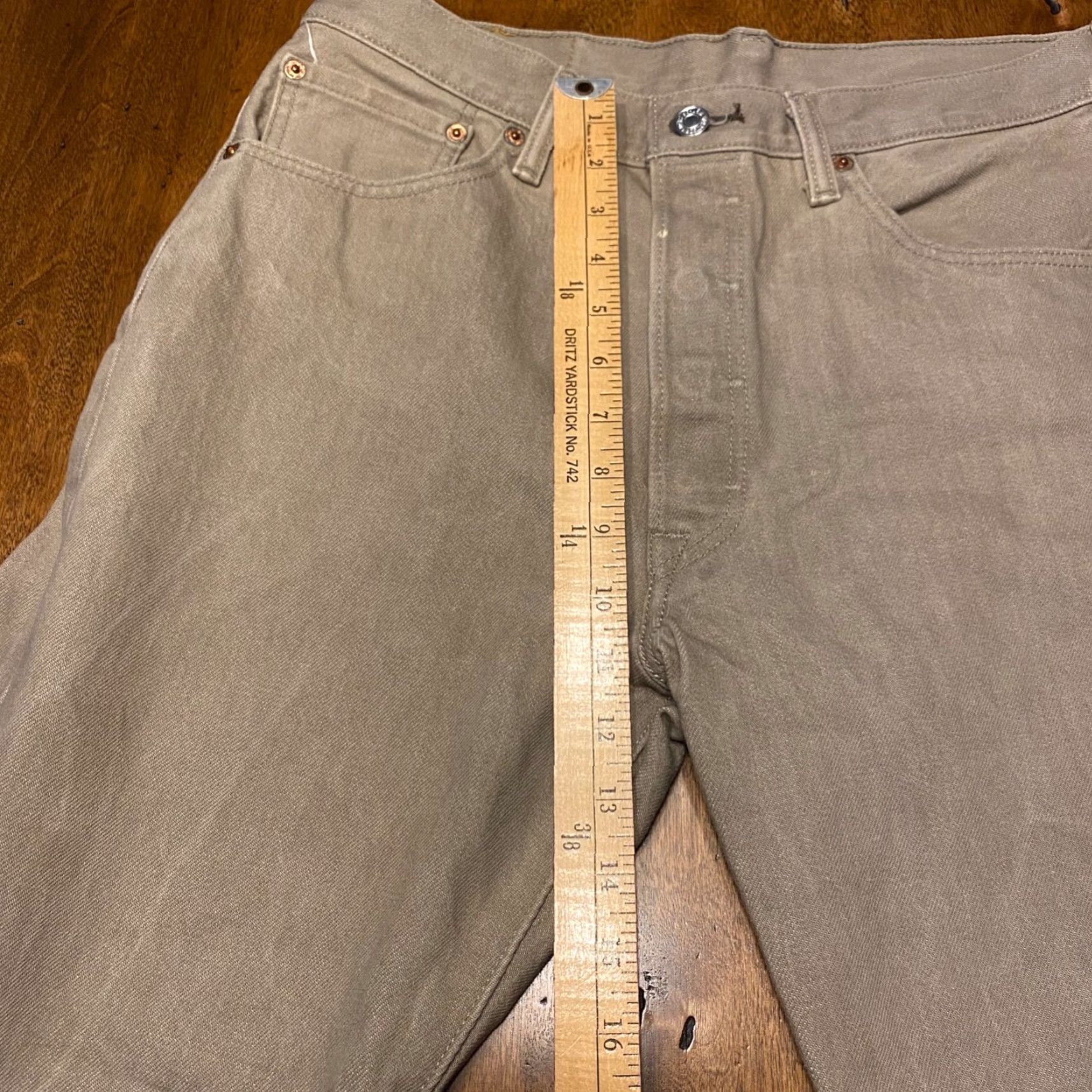 Levi's VINTAGE Levi's Jeans Men's 32x29 Straight Leg Cotton Brown Fall Spring Summer Winter Classic Outdoor Chic Size US 32 / EU 48 - 7 Thumbnail