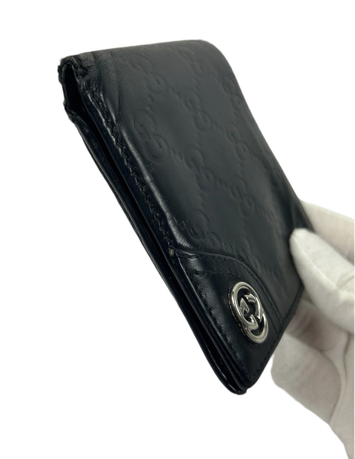 Gucci Gucci GG Monogram Leather Bifold Wallet Size ONE SIZE - 8 Thumbnail