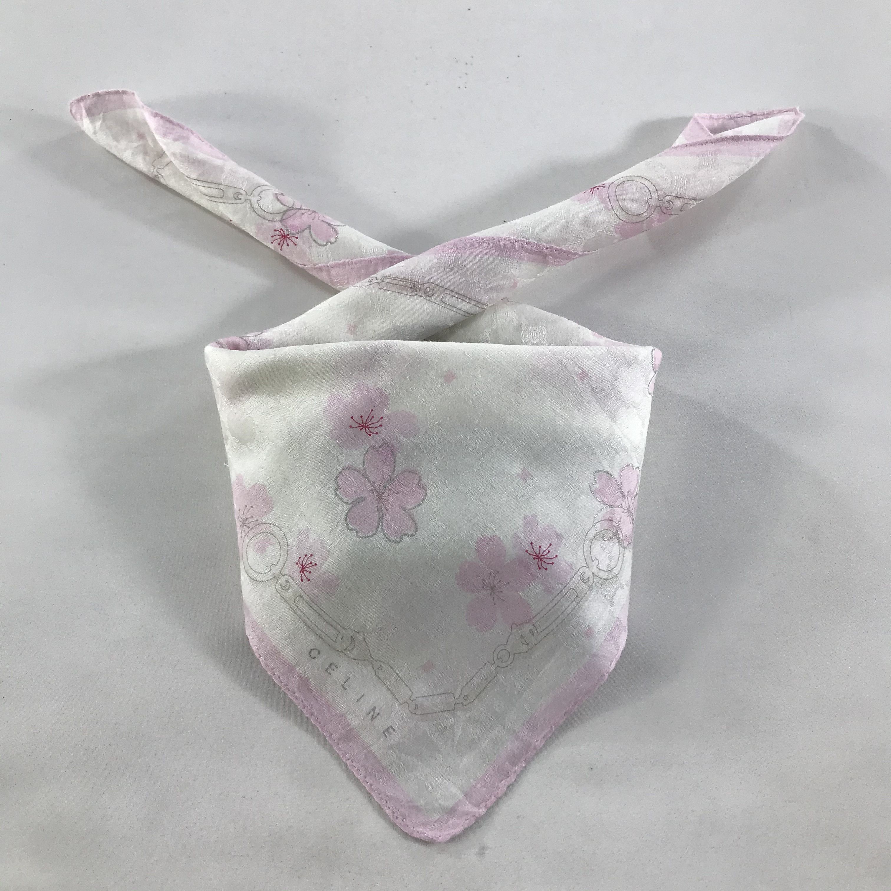 Celine × Vintage Celine Bandana / Handkerchief / Neckerchief - S1464 Size ONE SIZE - 3 Thumbnail