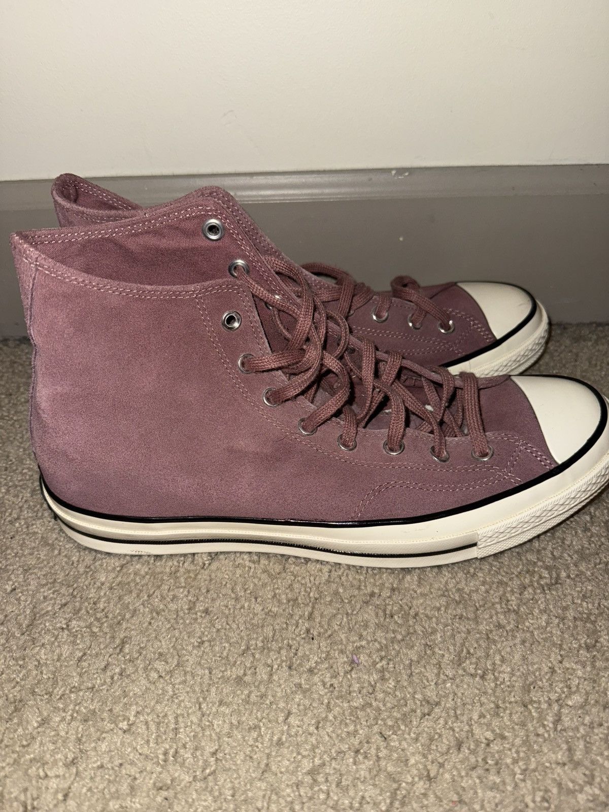 Converse Hightop Suede Sneakers Size US 11.5 / EU 44-45 - 1 Thumbnail