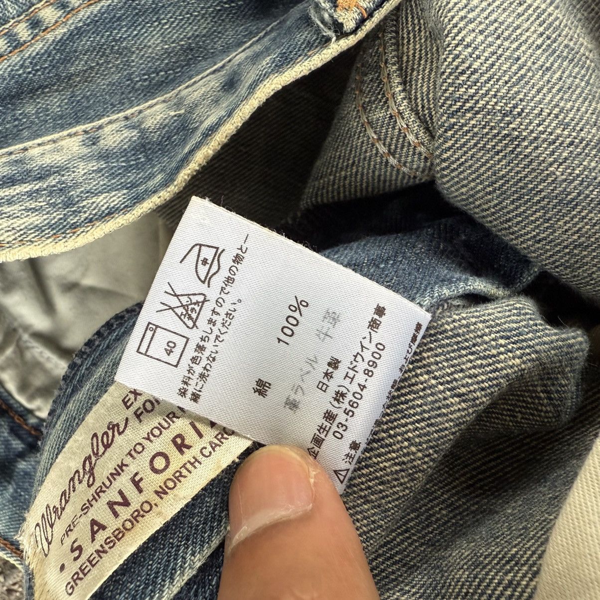 Jean VINTAGE WRANGLER STRAIGHT FADED RUSTY JEAN DENIM PANTS Size US 31 - 16 Thumbnail