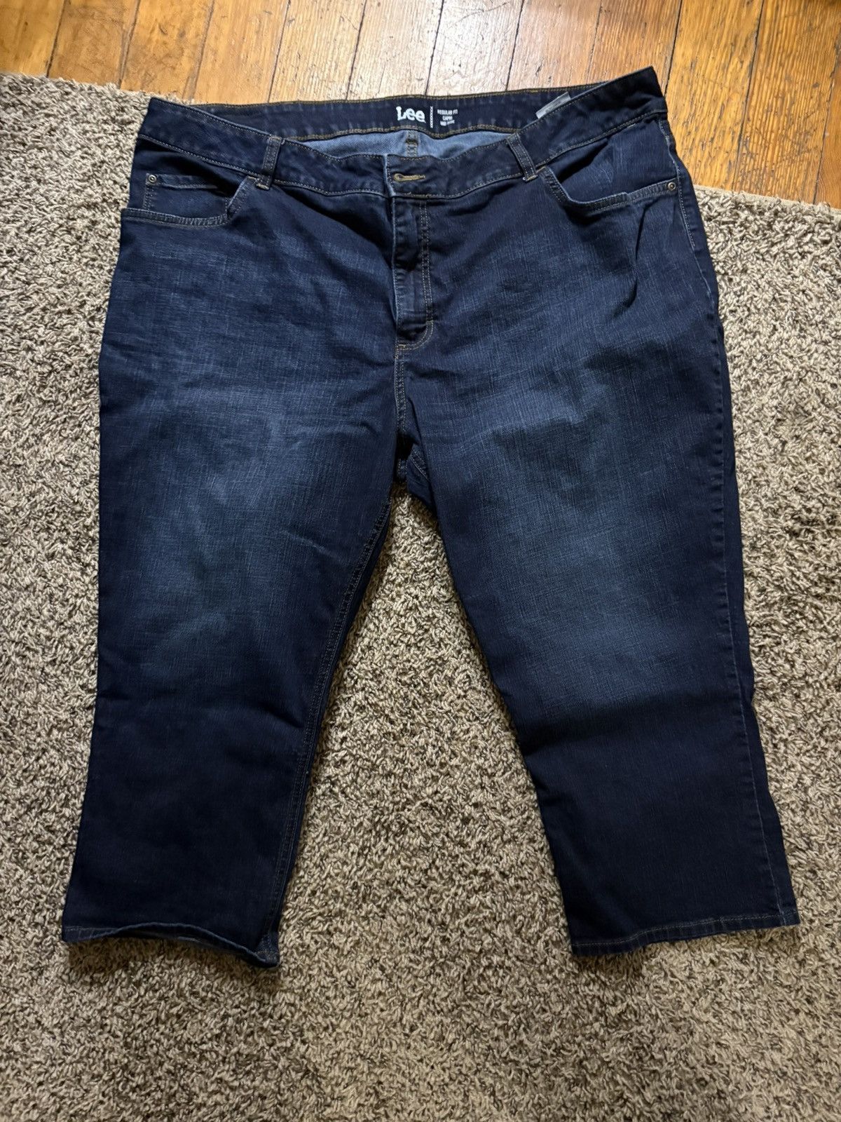 Lee Lee Regular Fit Capri Mid Rise Size 42" / US 20 - 2 Thumbnail